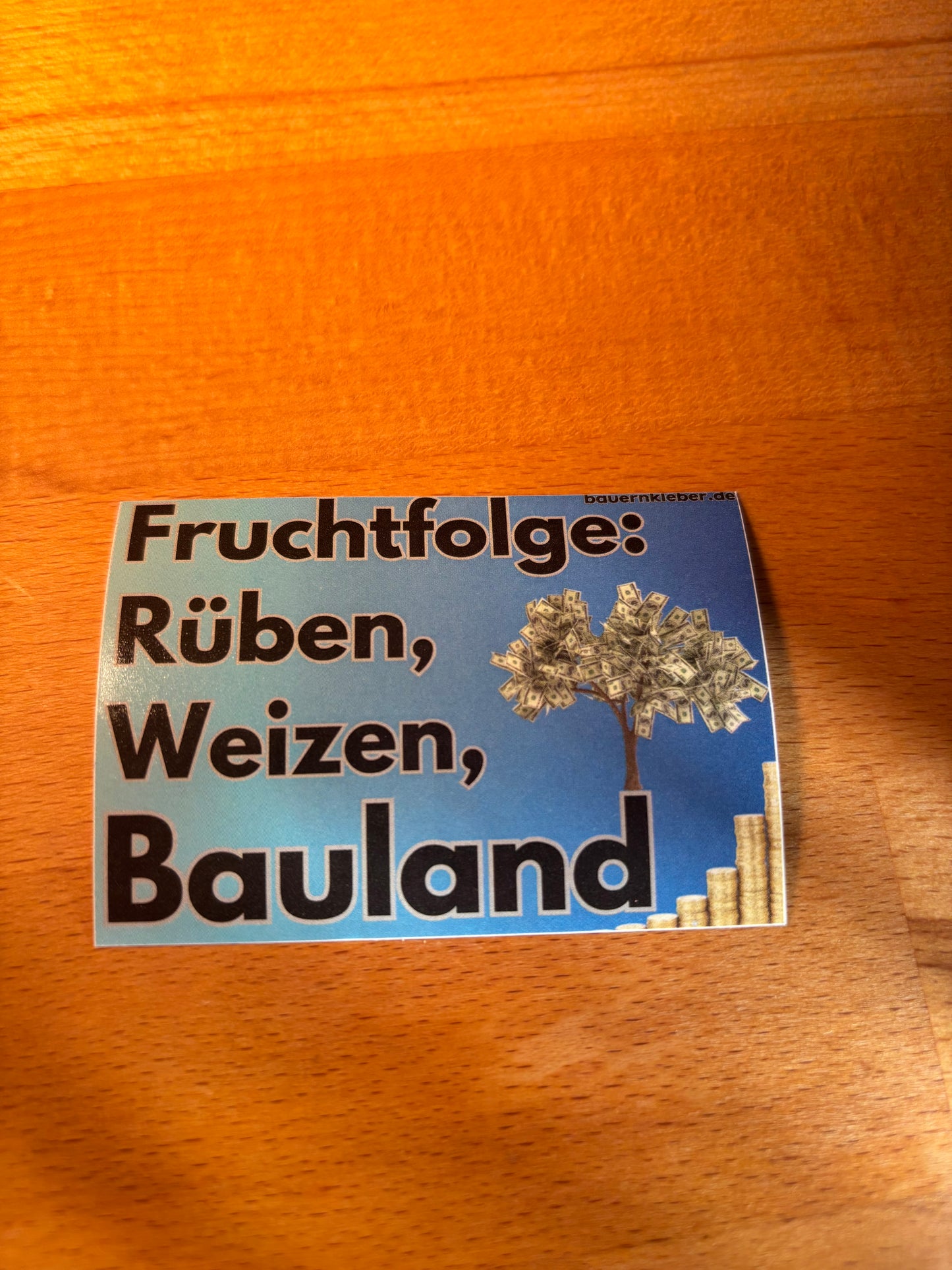 Sticker "Fruchtfolge Bauland"