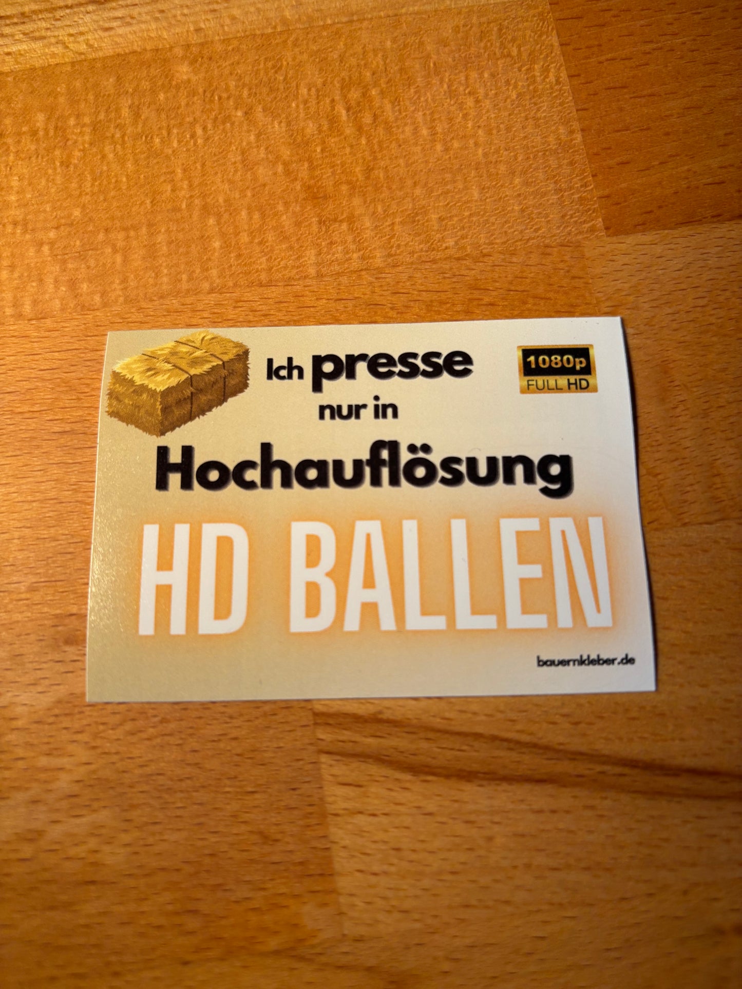 Sticker "HD-Ballen"