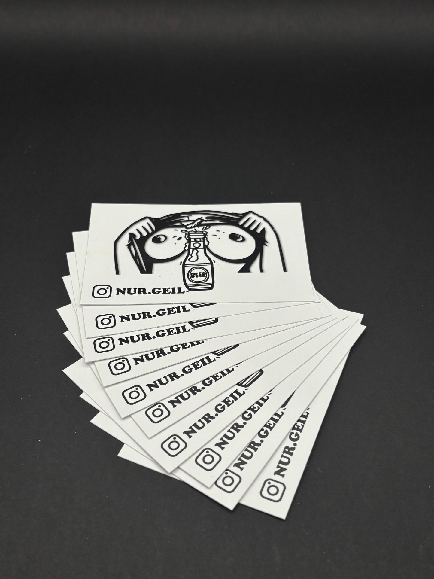 Sticker "Nur Geil"