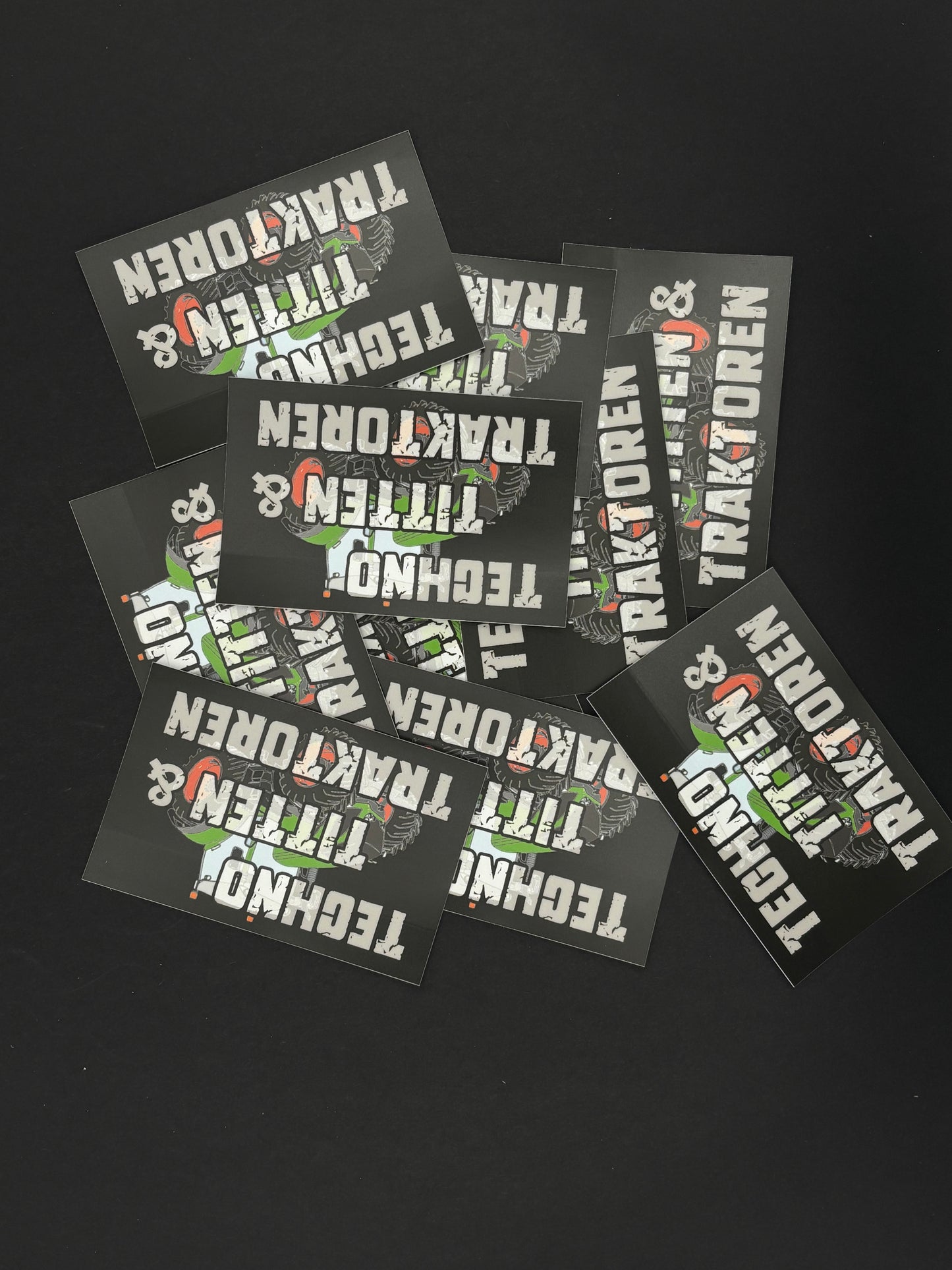 Sticker "Techno Ti**en & Traktoren"