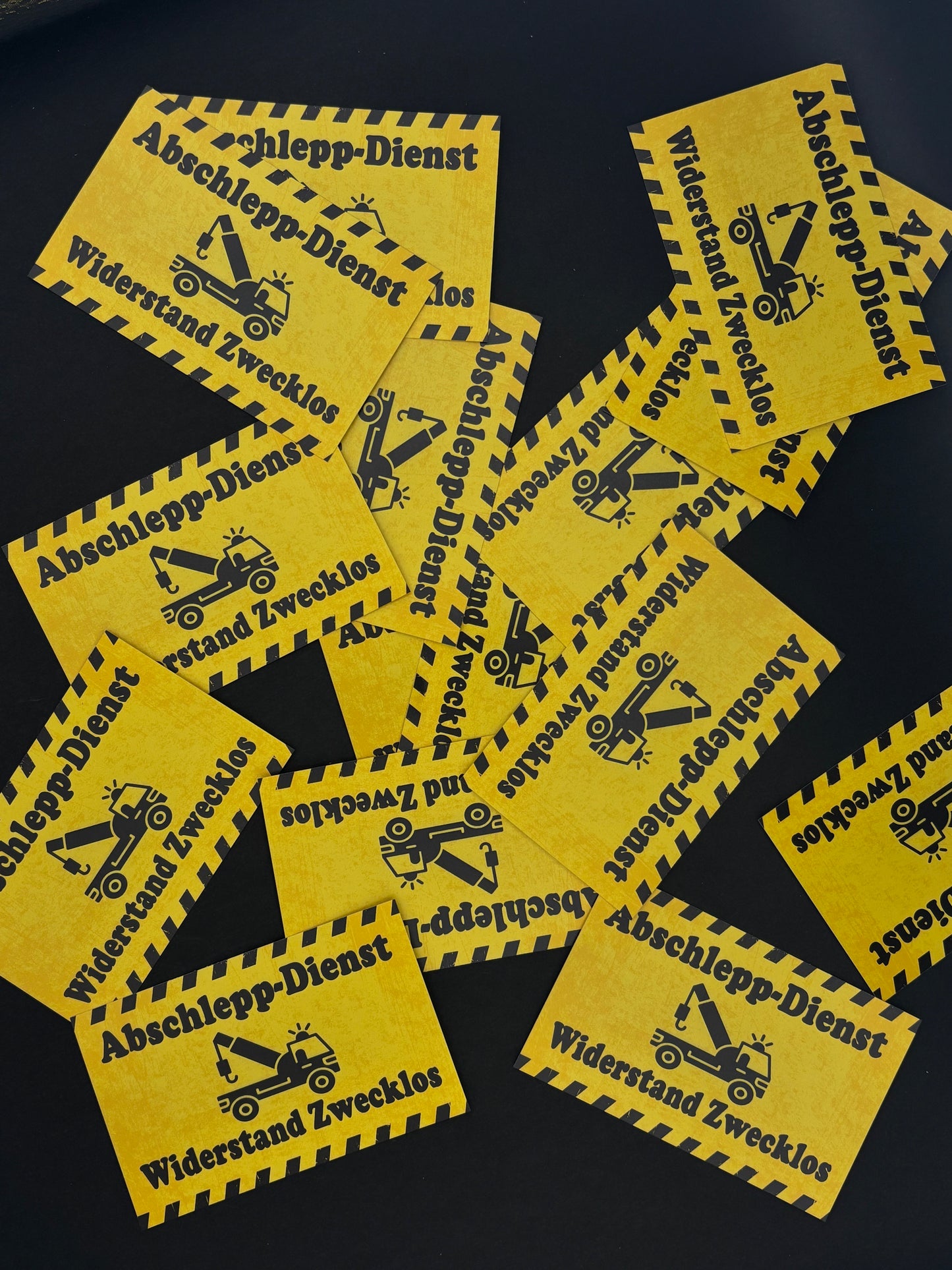 Sticker "Abschlepp-Dienst"