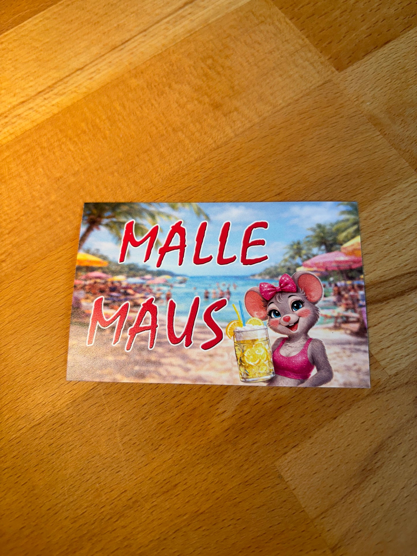 Sticker "Malle Maus"