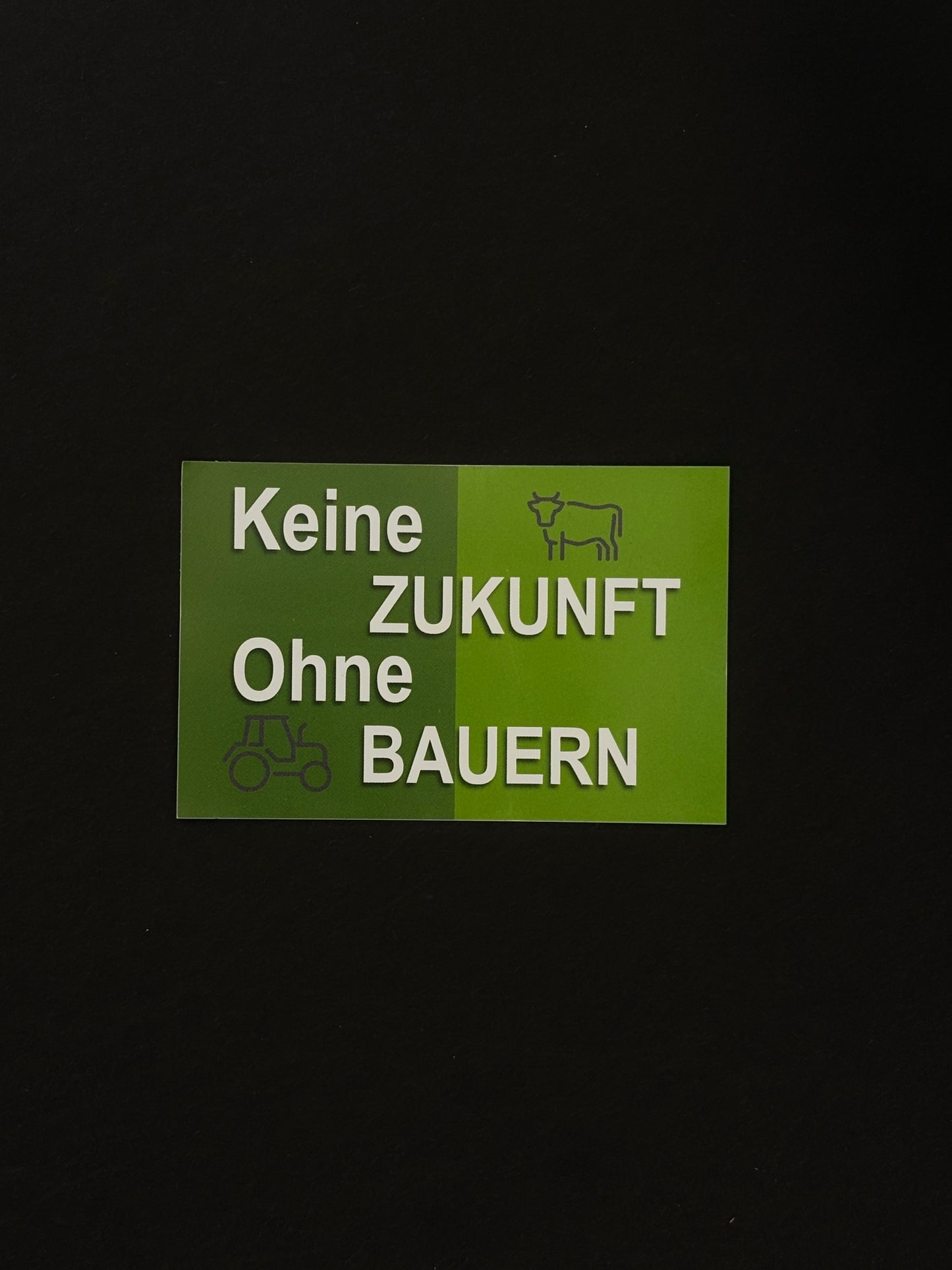 Sticker "Keine Zukunft Ohne Bauern"