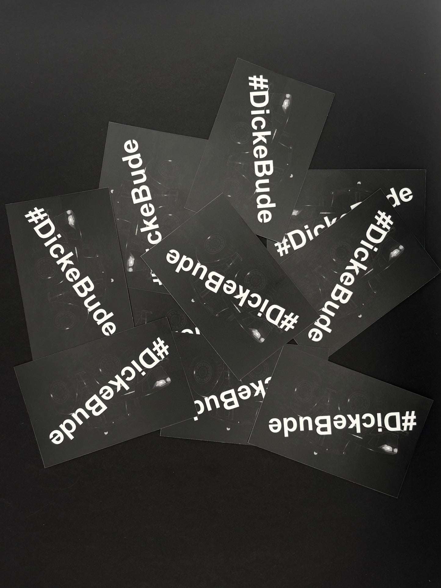Sticker "#DickeBude"