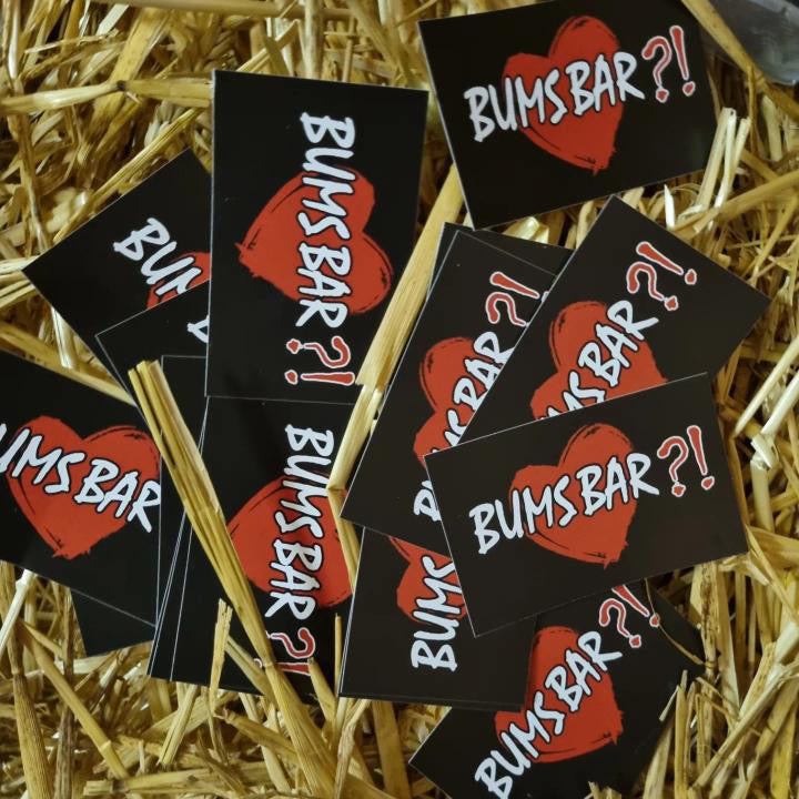 Sticker "B*msbar?!"