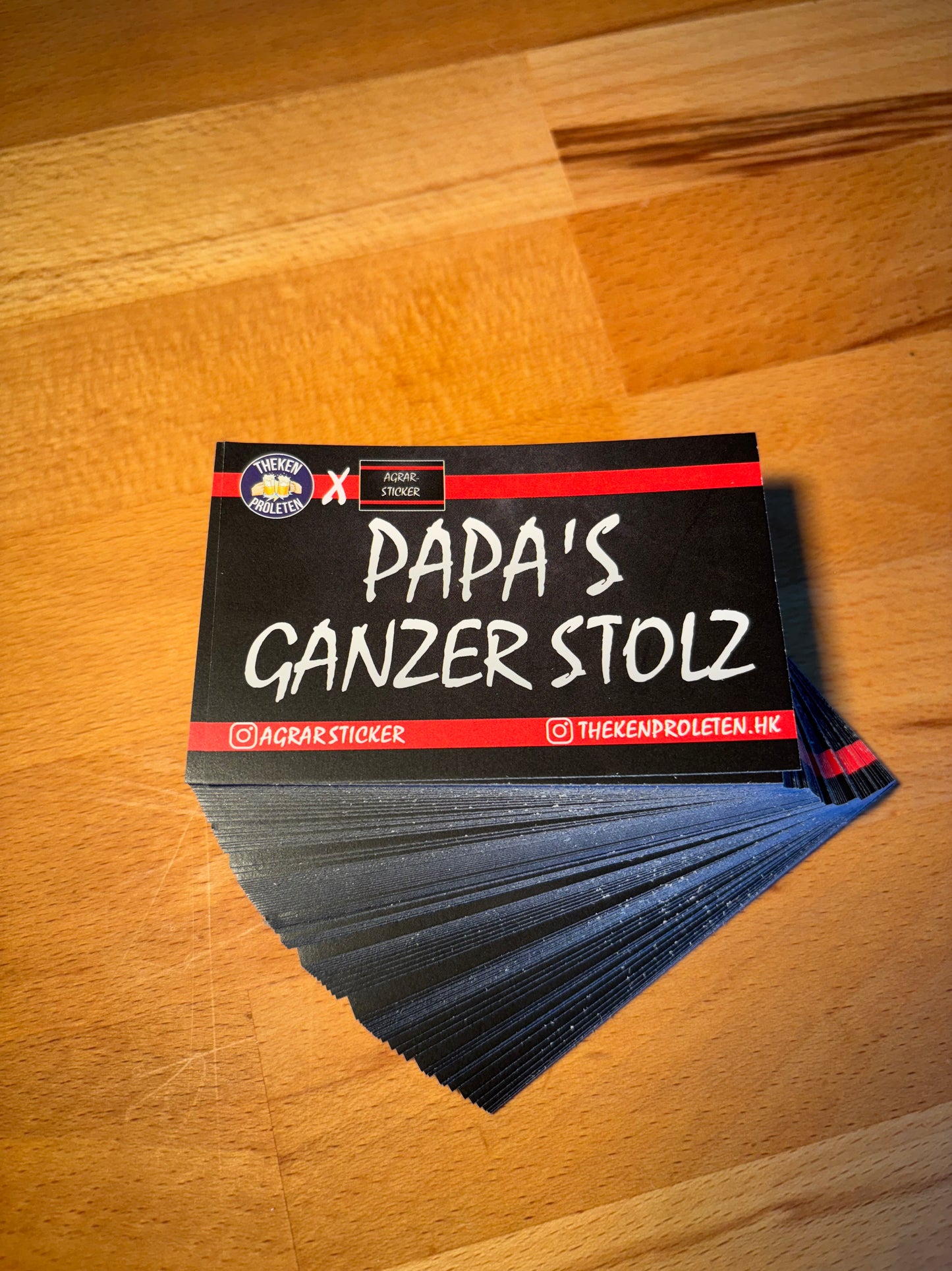 Sticker "Papa's ganzer Stolz"