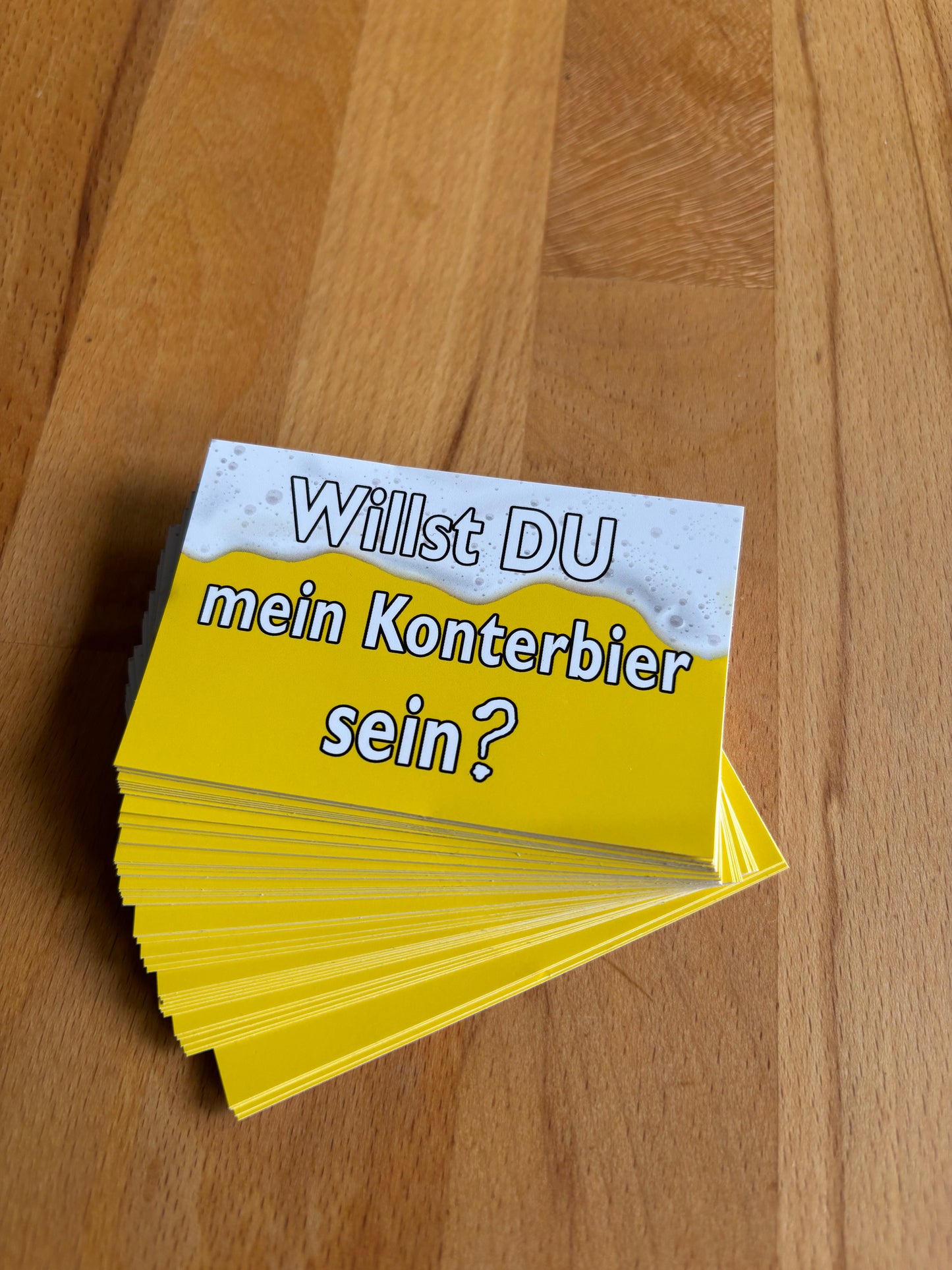 Sticker "Willst du mein Konterbier sein ?"