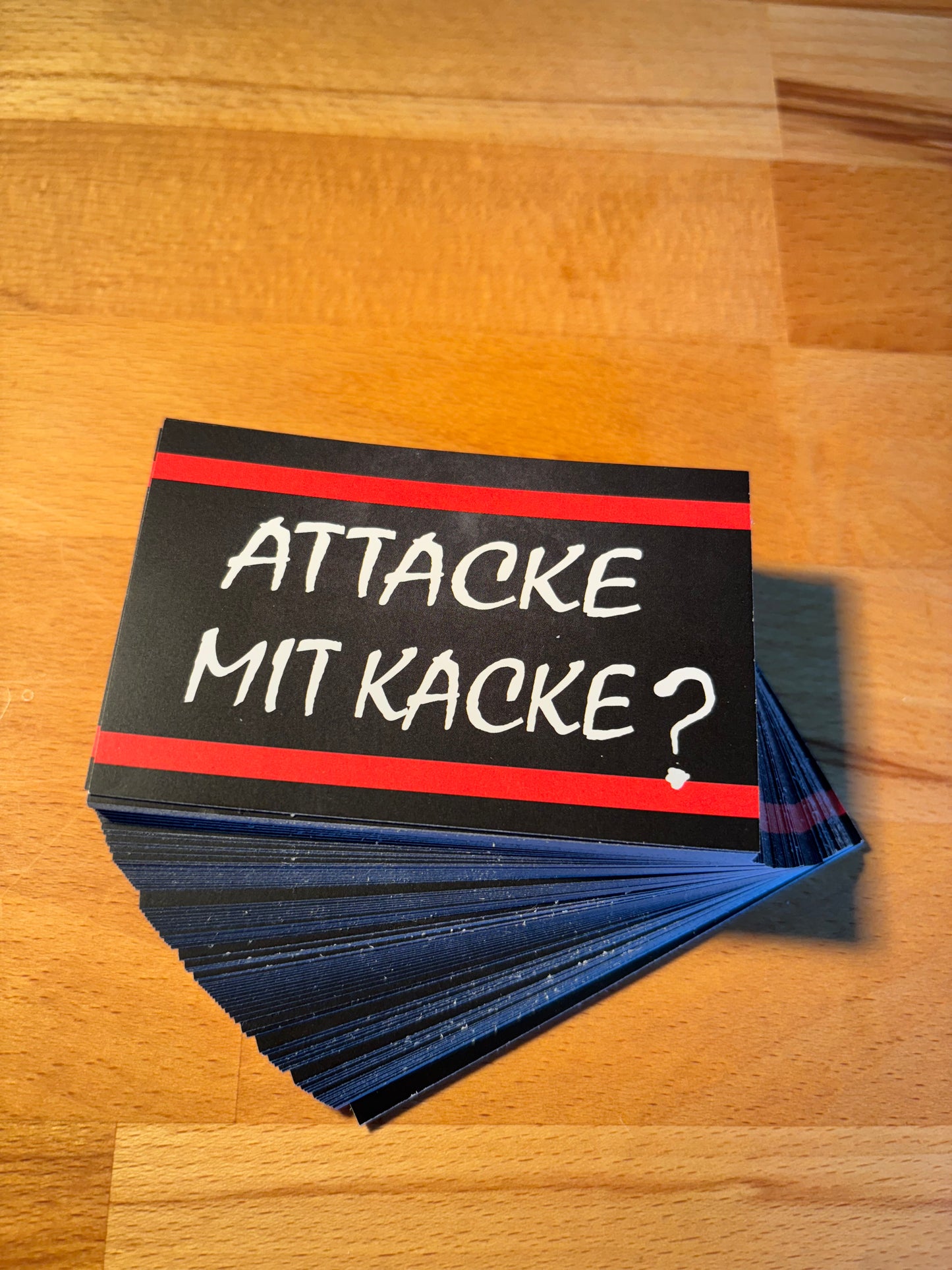 Sticker "Attacke mit Kacke"