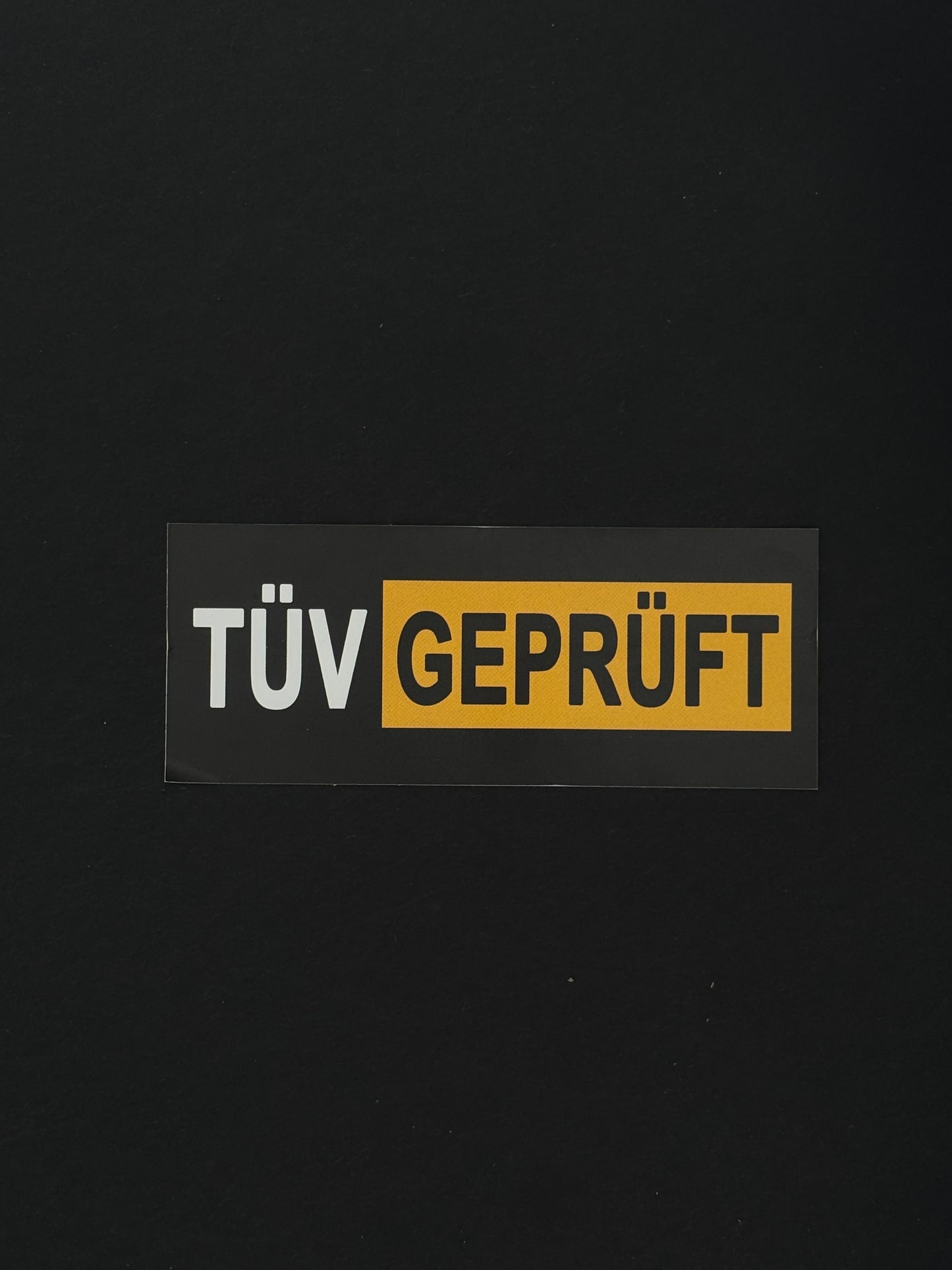Sticker "Tüv Geprüft"