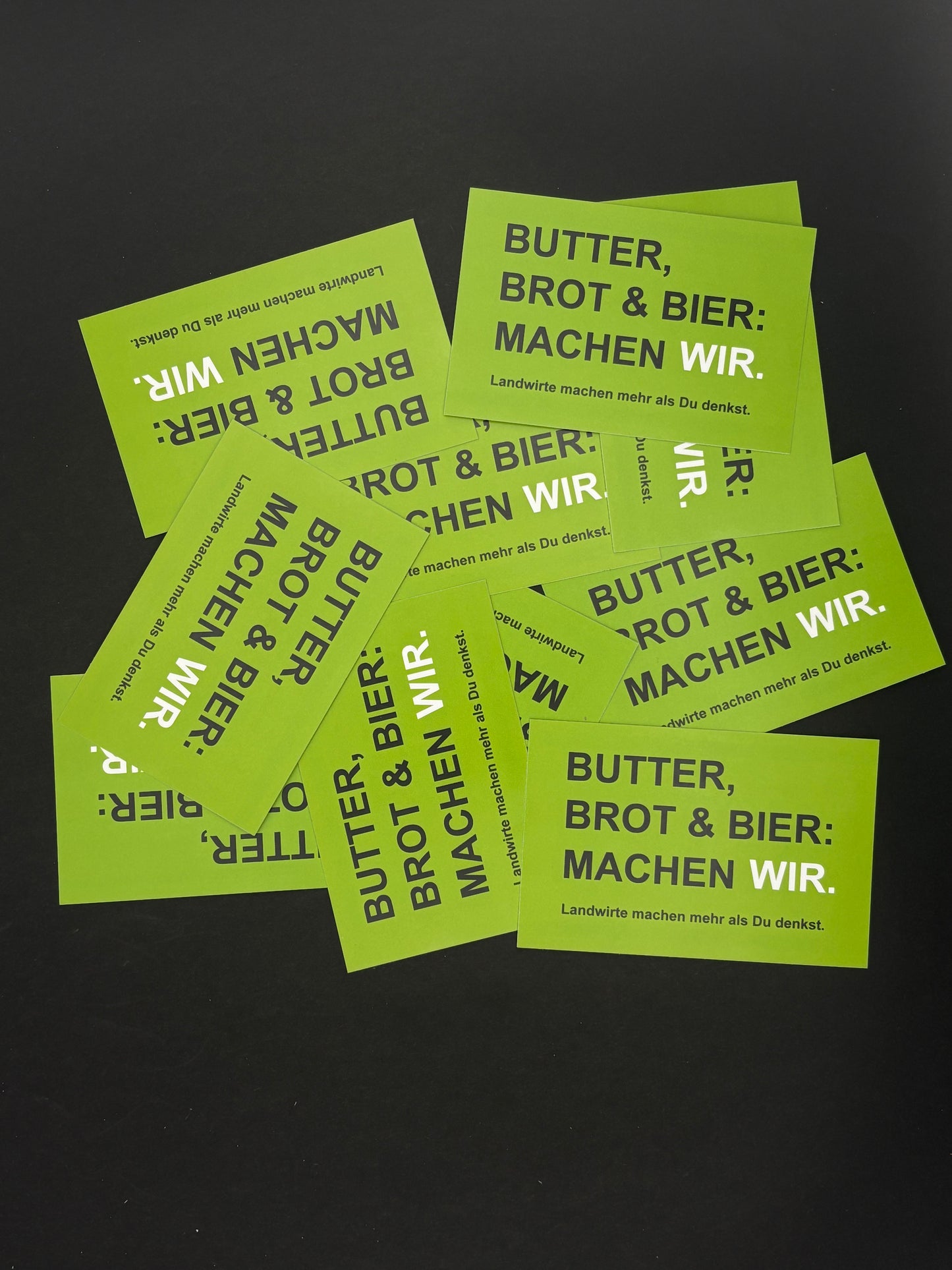 Sticker "Butter, Brot & Bier"