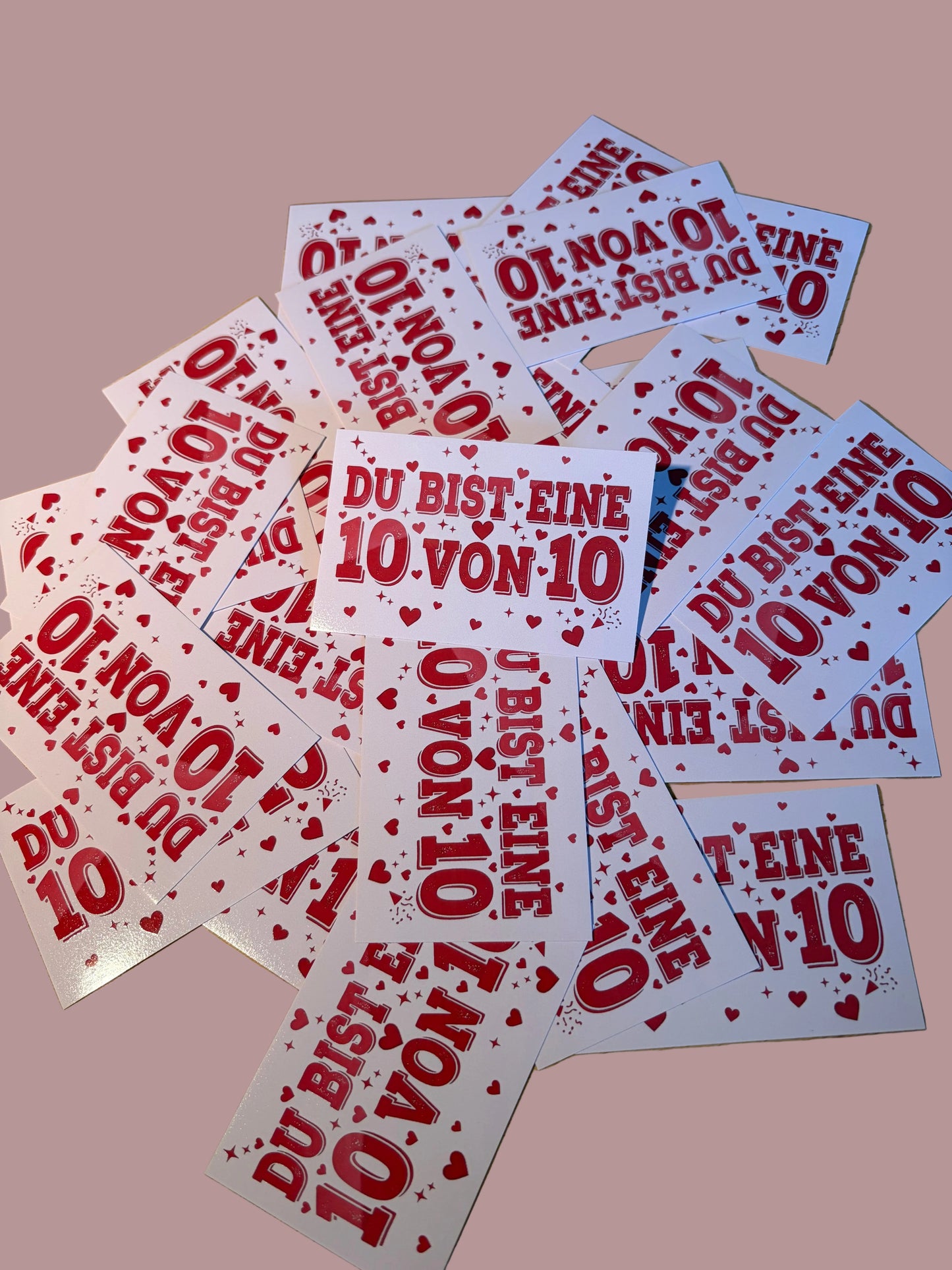 Sticker "Du bist eine 10 von 10"