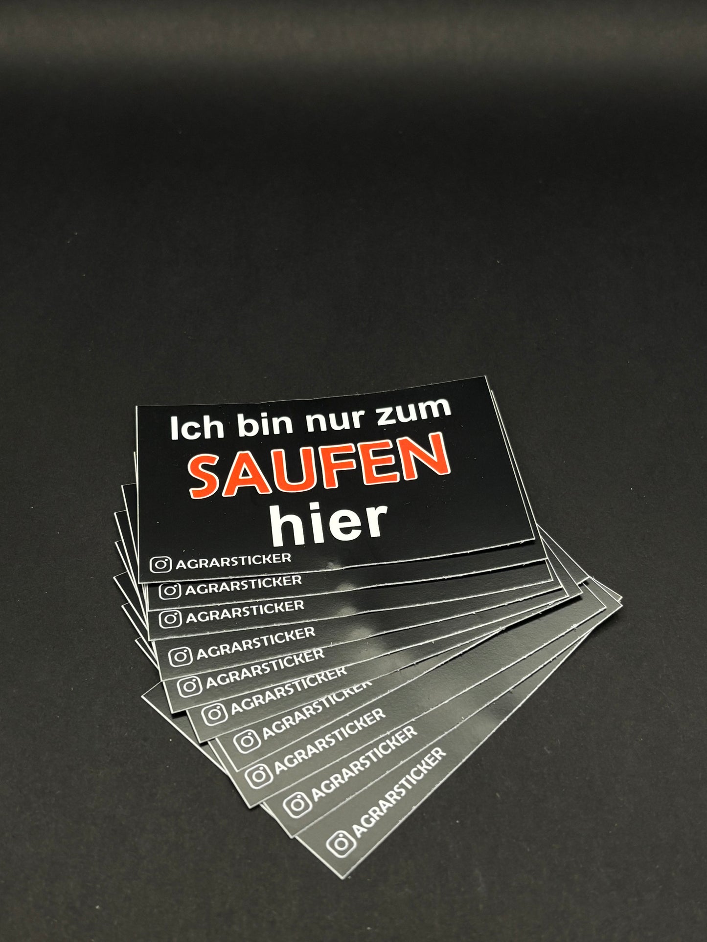 Sticker Instagram "Ich bin nur zum Saufen hier"