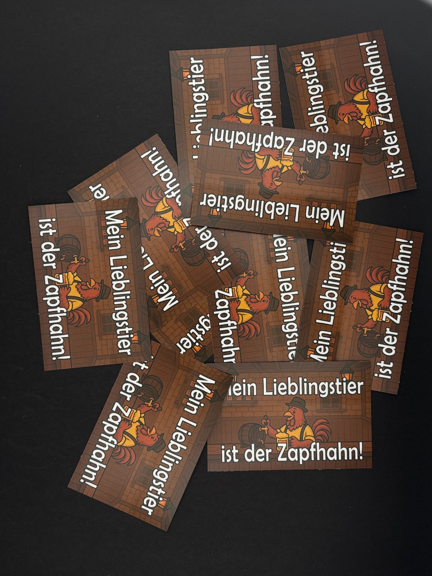 Sticker "Mein Lieblingstier ist der Zapfhahn!"