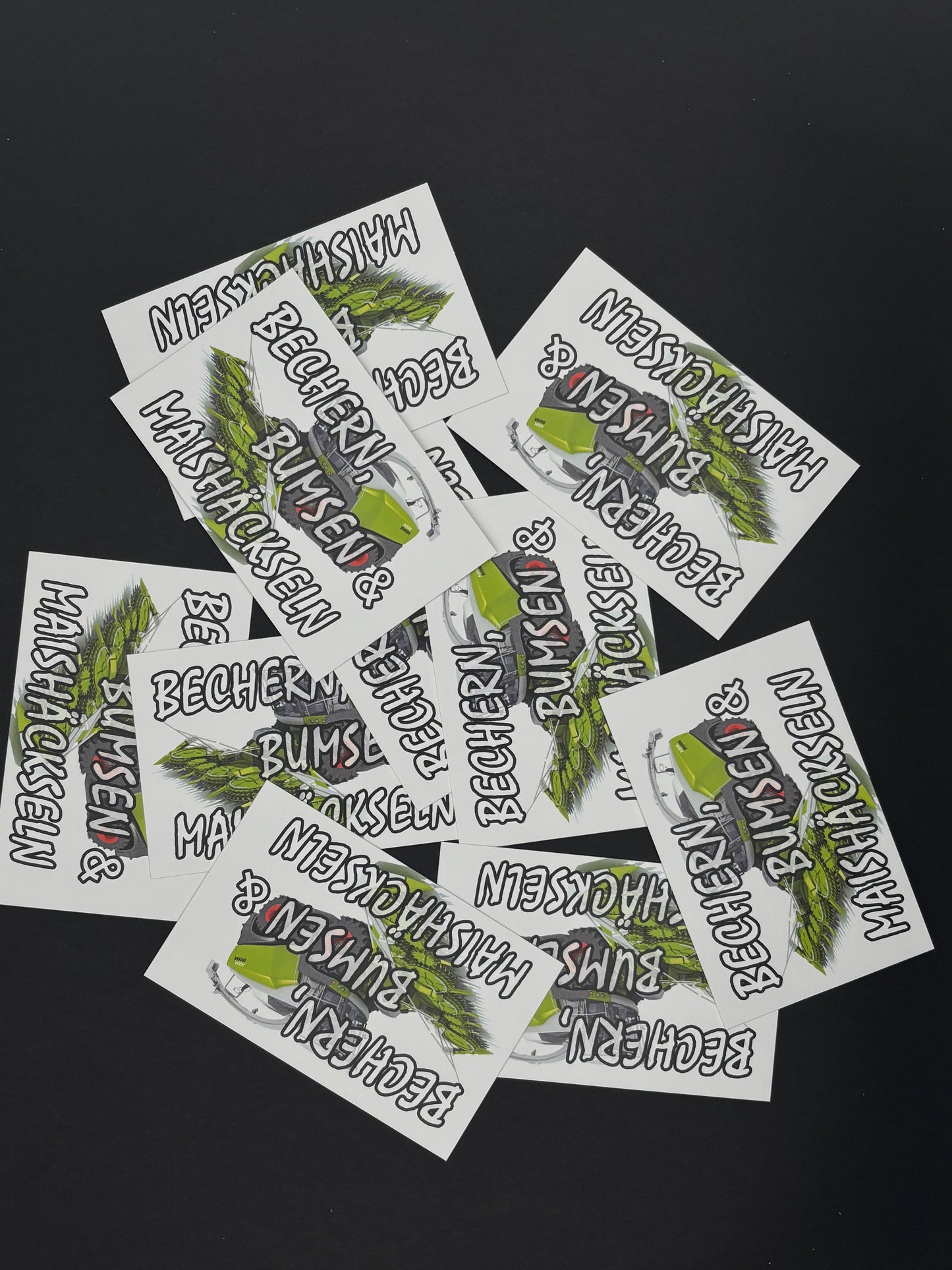 Sticker "Bechern B*msen & Maishäckseln"