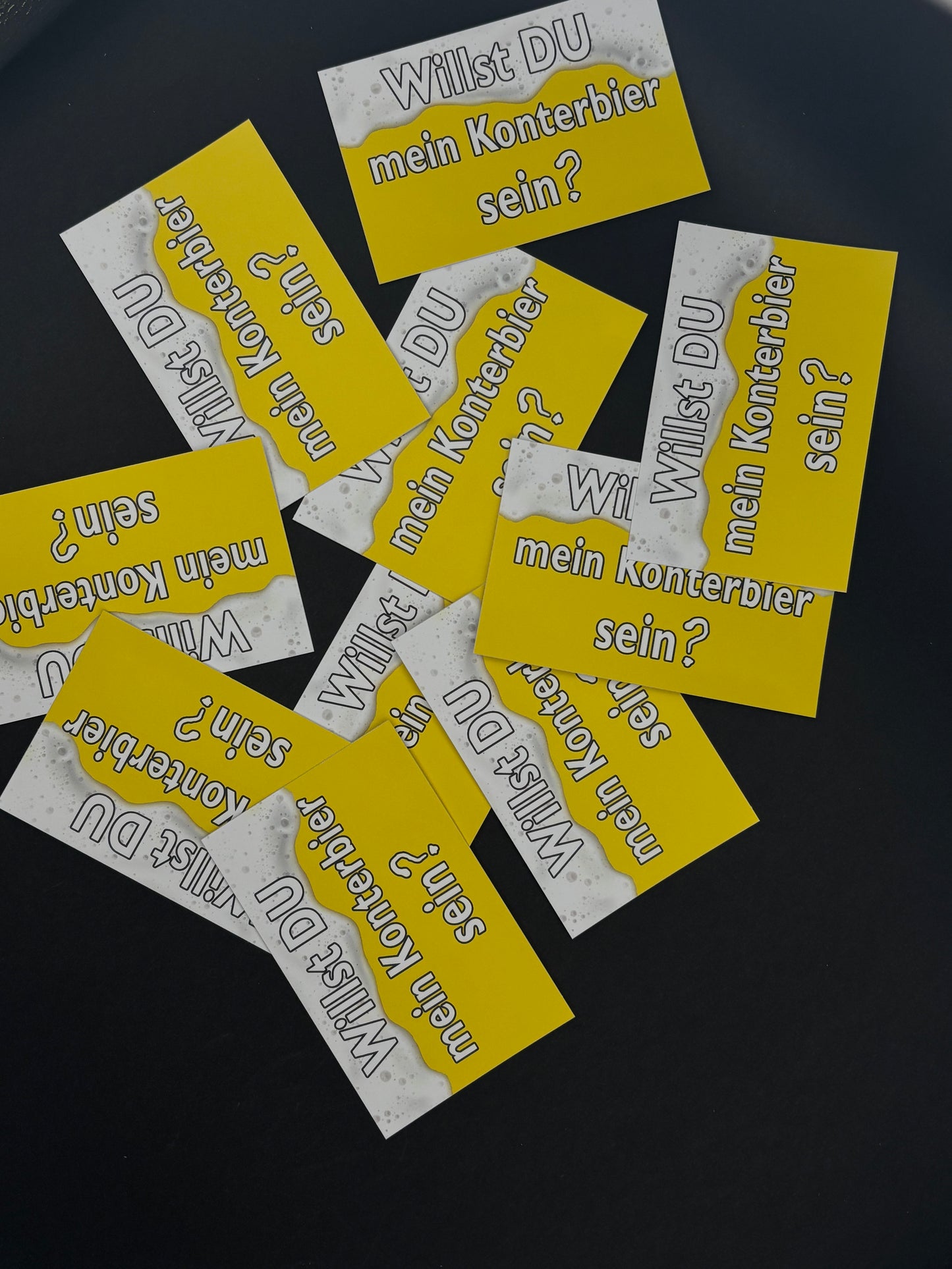 Sticker "Willst du mein Konterbier sein ?"