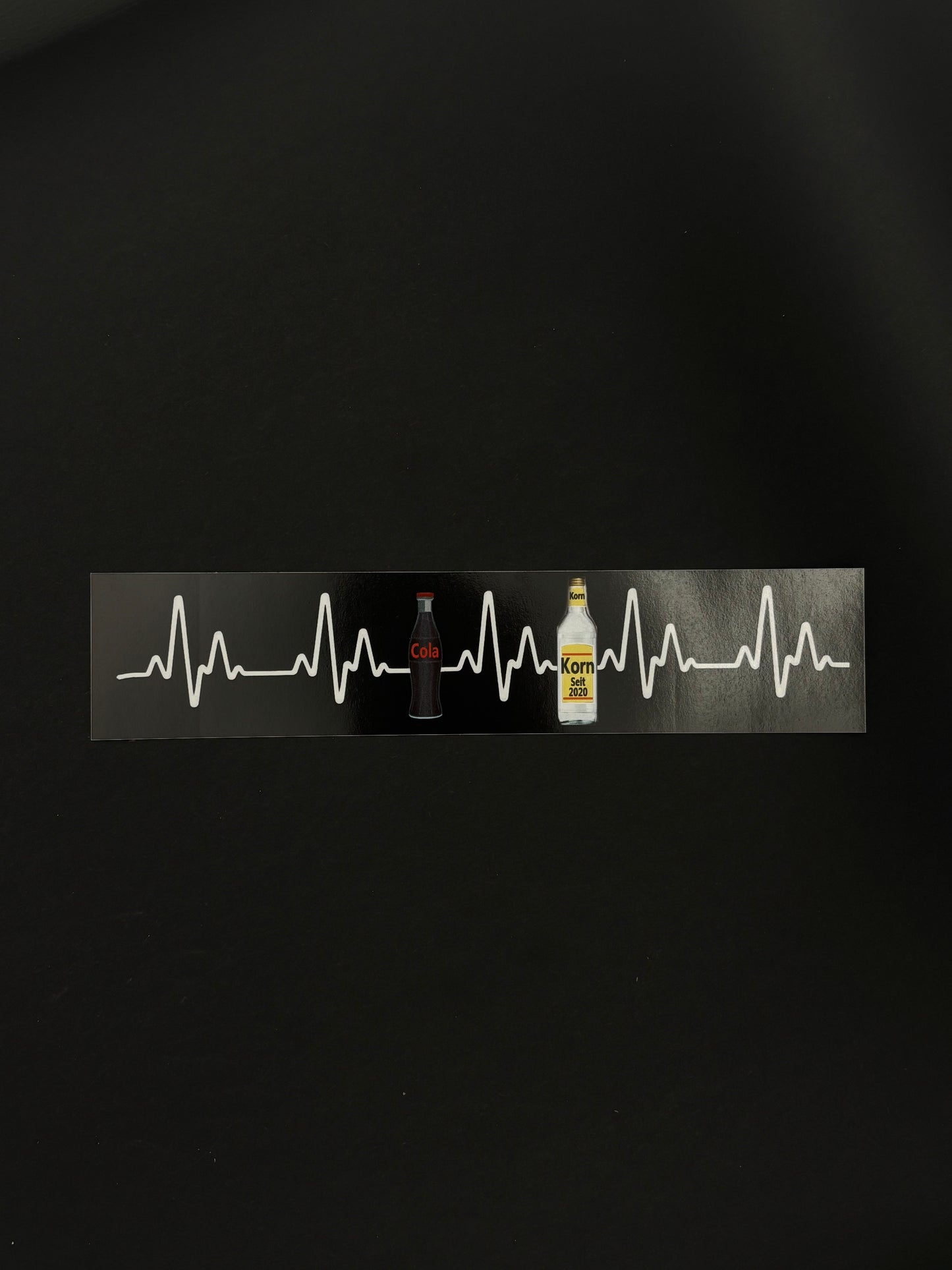 Sticker "Herzschlag Cola Korn"