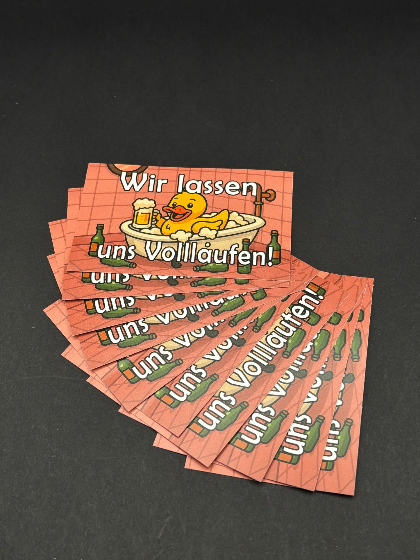 Sticker "Wir lassen uns Volllaufen!"
