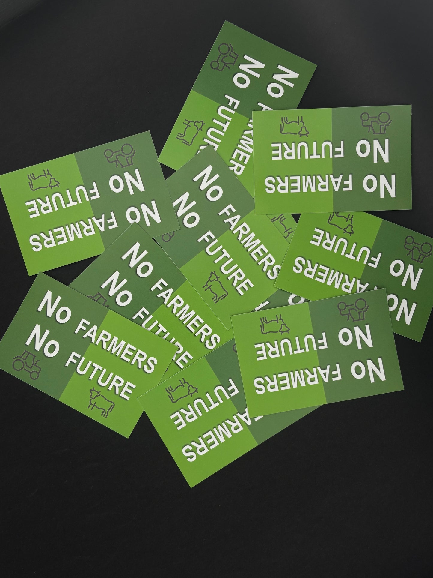 Sticker "No Farmers No Future"