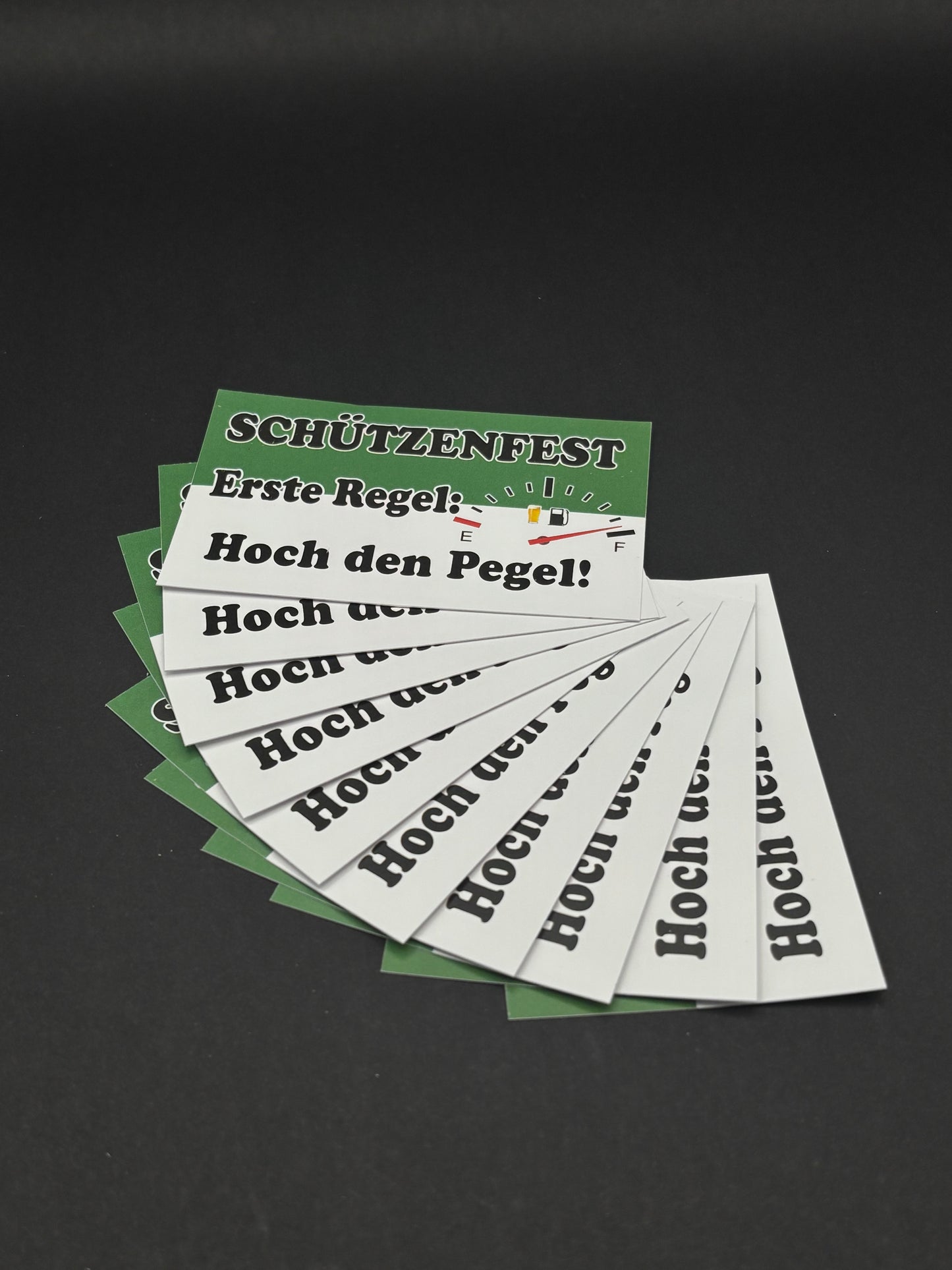 Sticker "Schützenfest Erste Regel Hoch den Pegel"