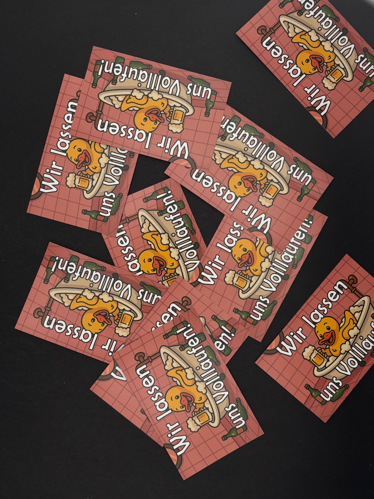 Sticker "Wir lassen uns Volllaufen!"