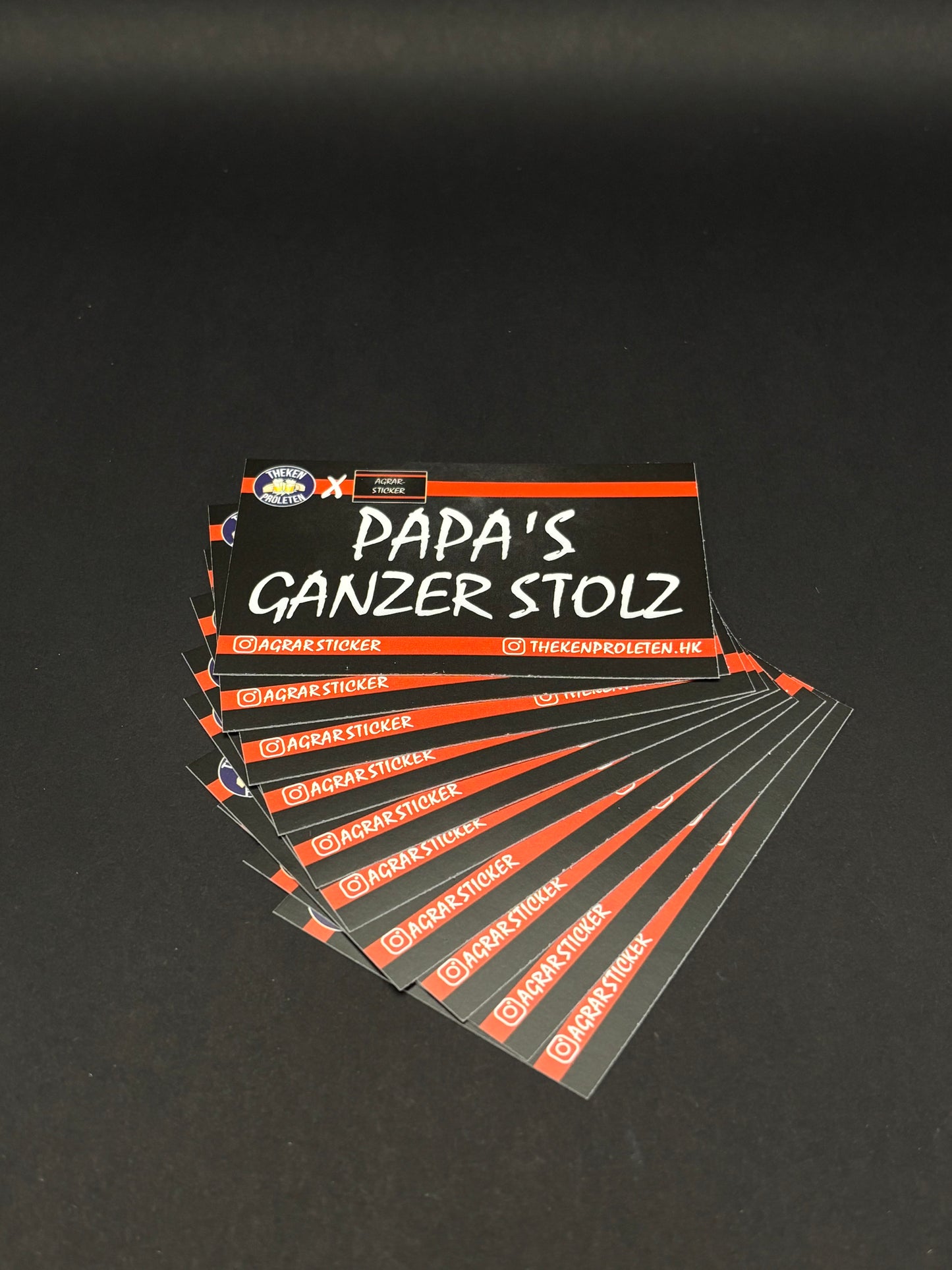 Sticker "Papa's ganzer Stolz"