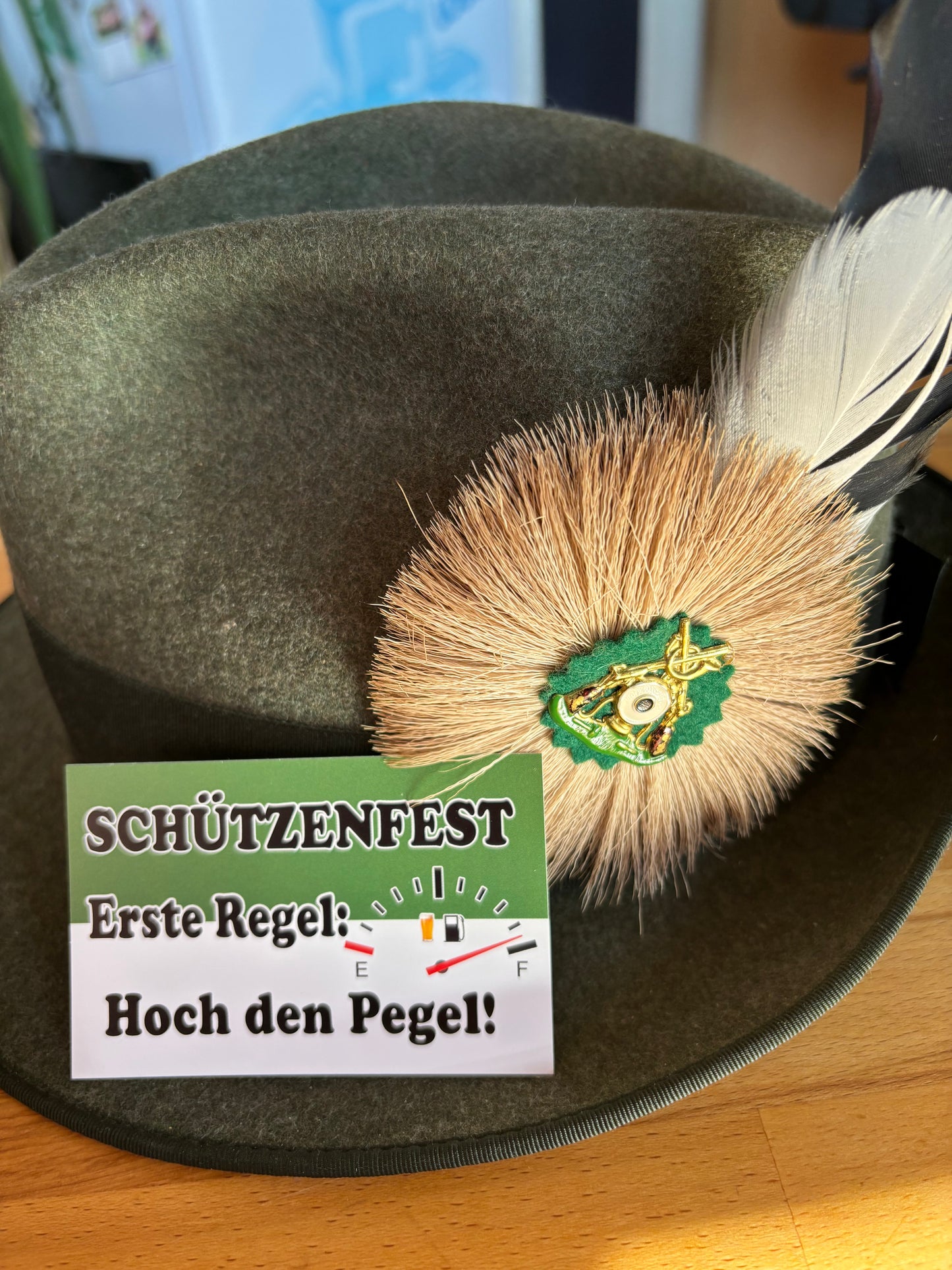 Sticker "Schützenfest Erste Regel Hoch den Pegel"