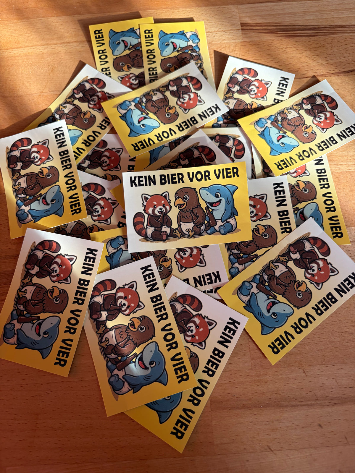 Sticker "KEIN BIER VOR VIER"