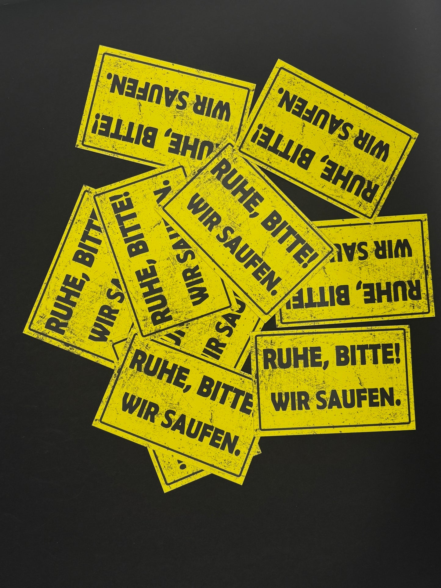 Sticker "Ruhe, Bitte! Wir Saufen."