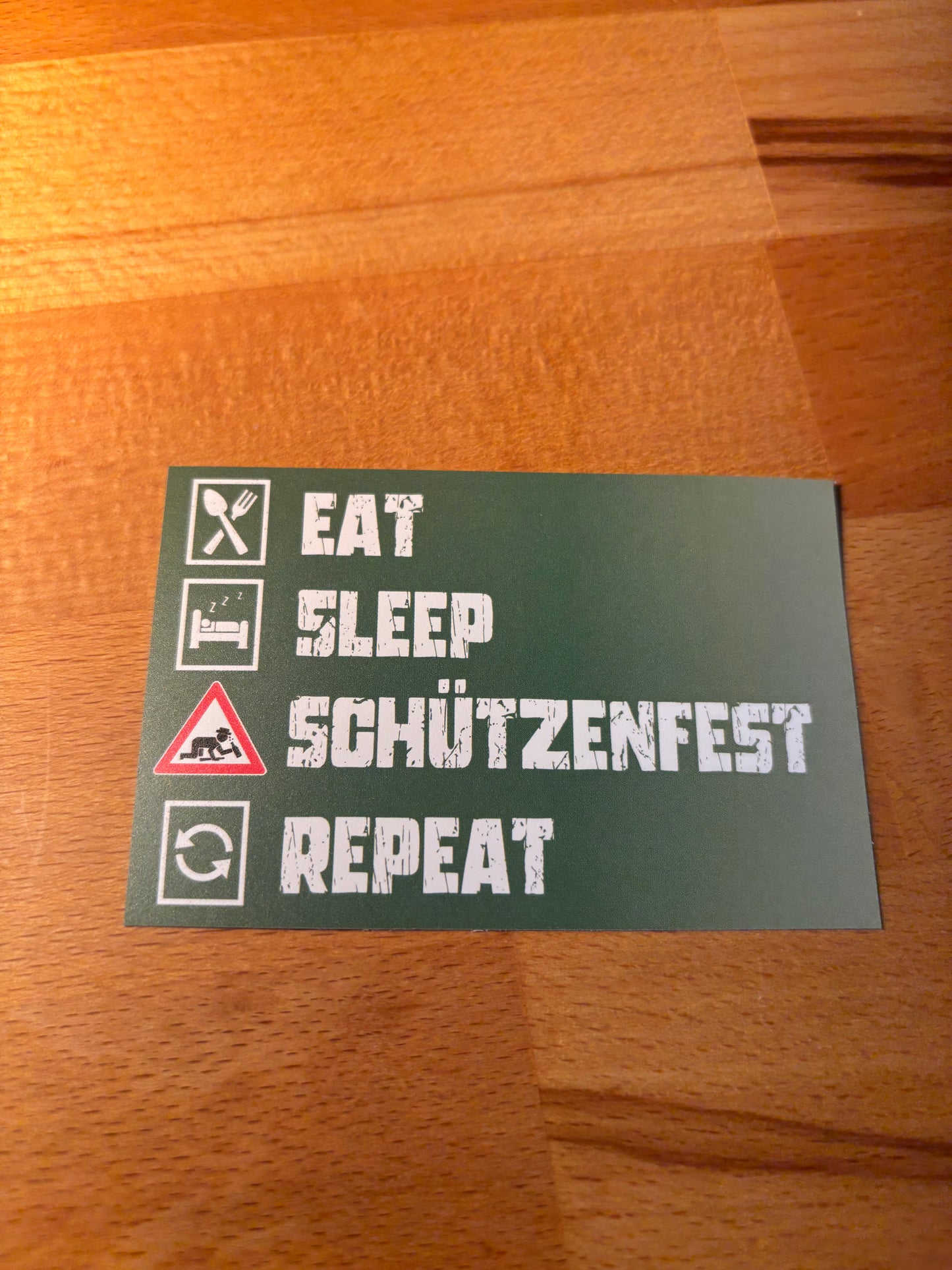 Sticker "Eat Sleep Schützenfest"