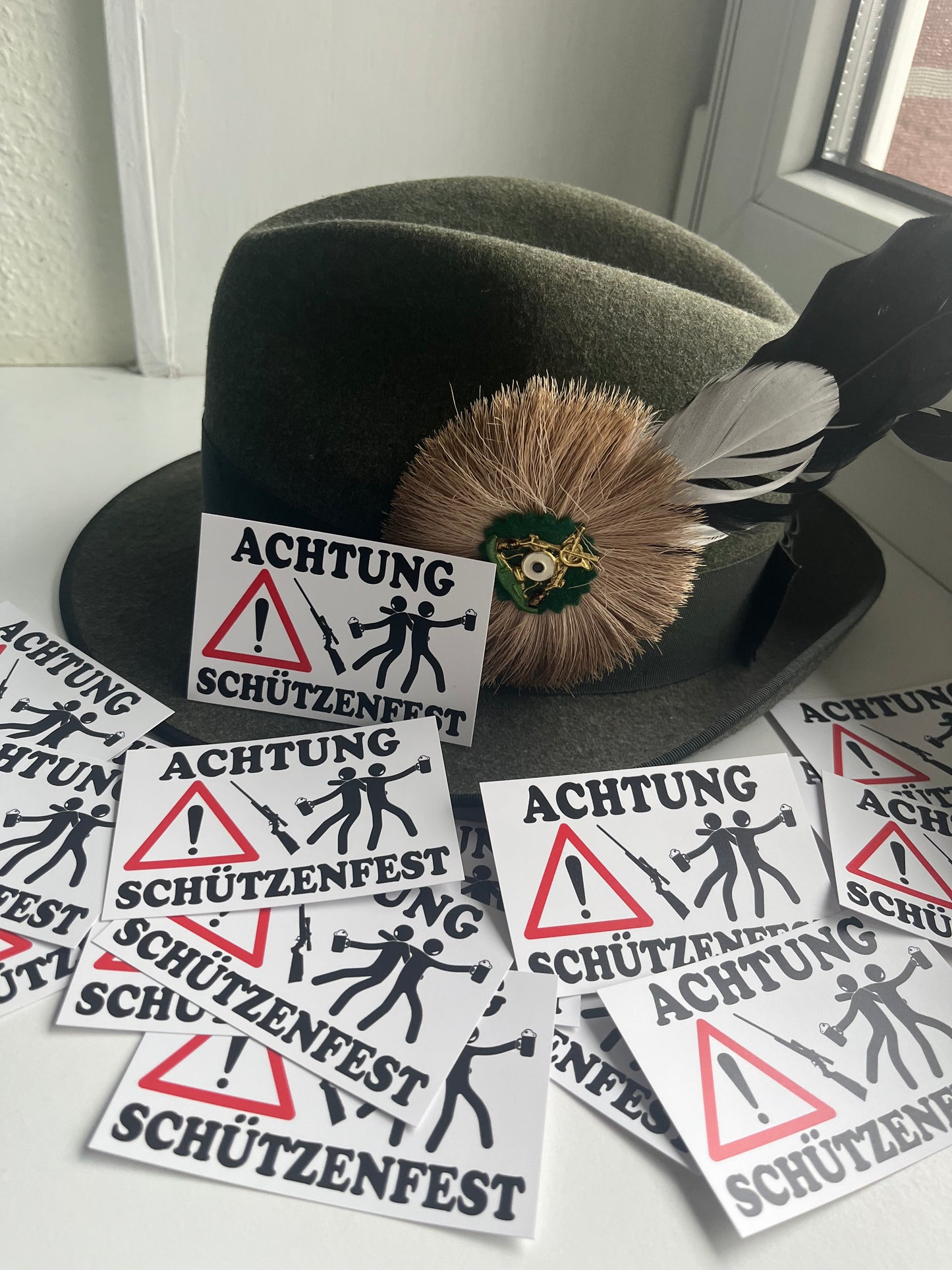 Sticker "Achtung Schützenfest"