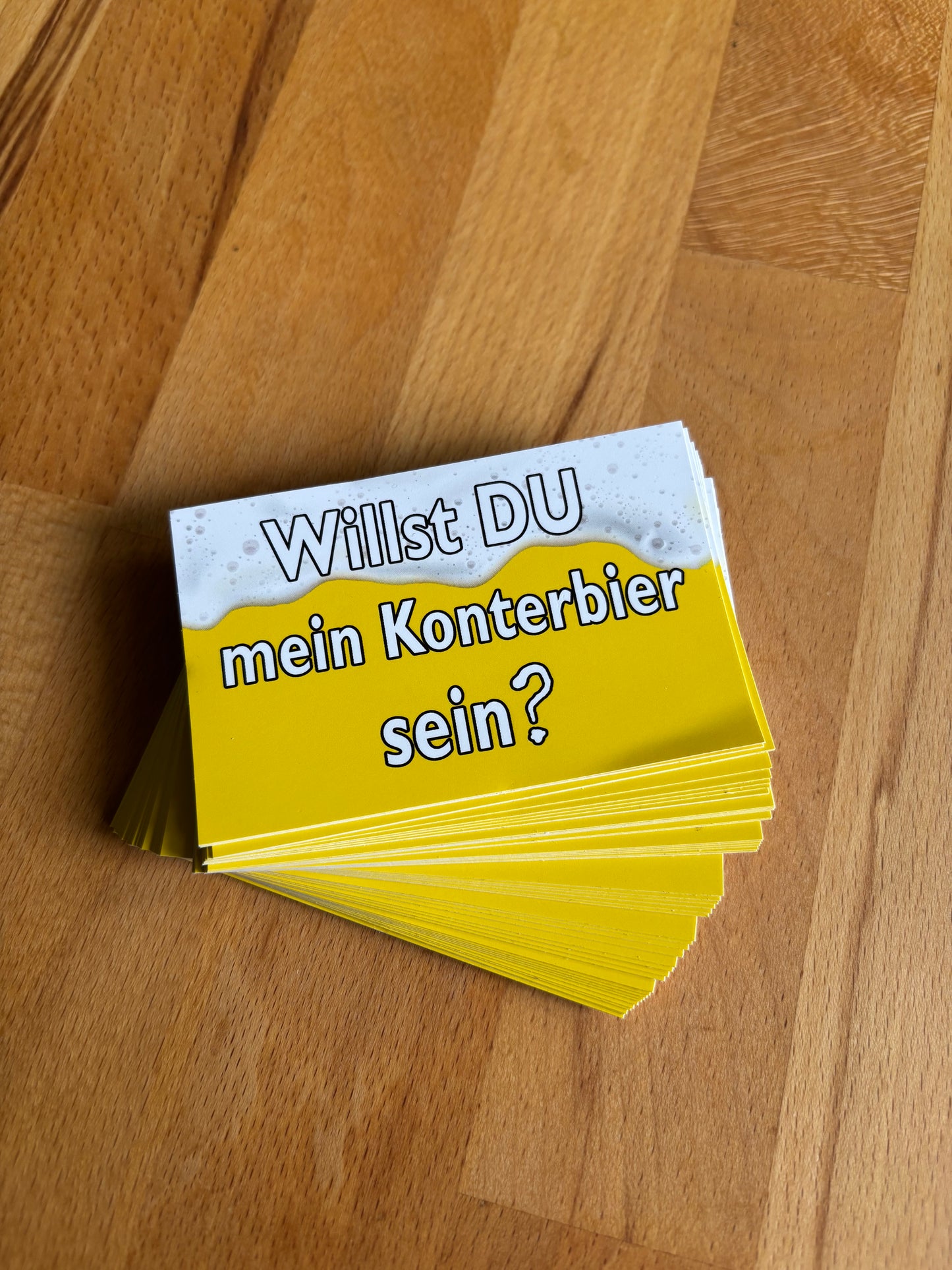 Sticker "Willst du mein Konterbier sein ?"