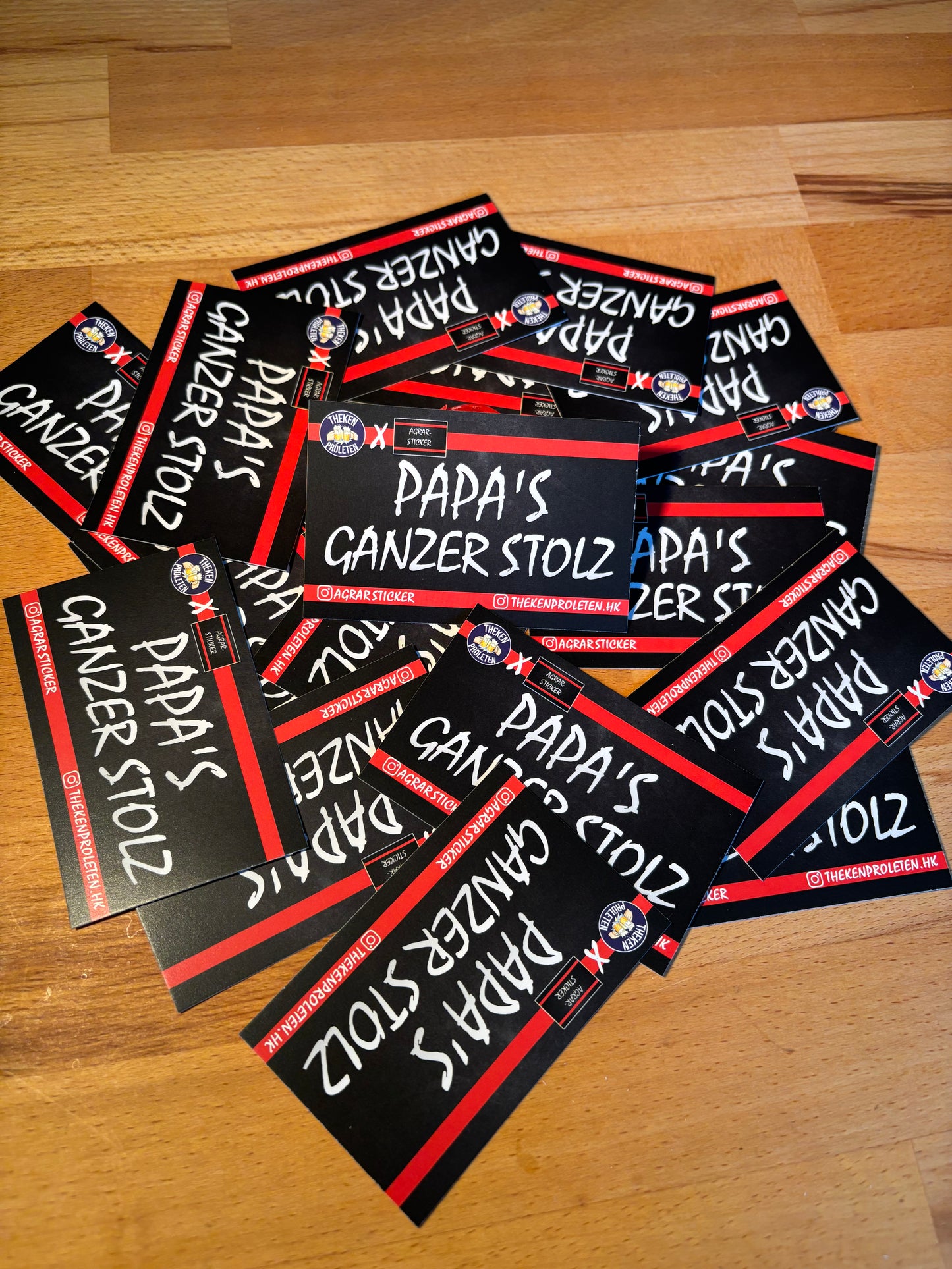Sticker "Papa's ganzer Stolz"