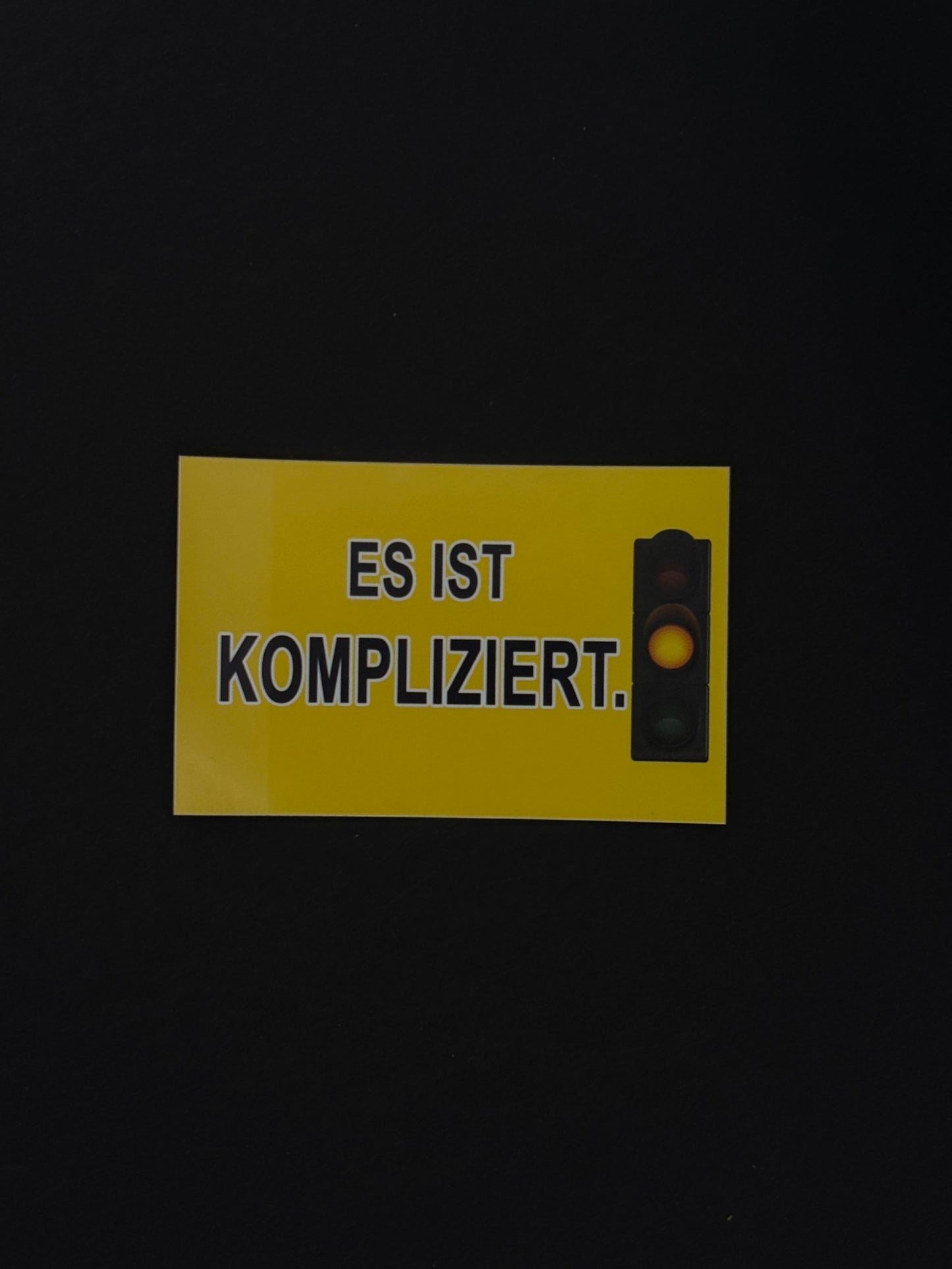 Sticker "Es ist kompliziert"