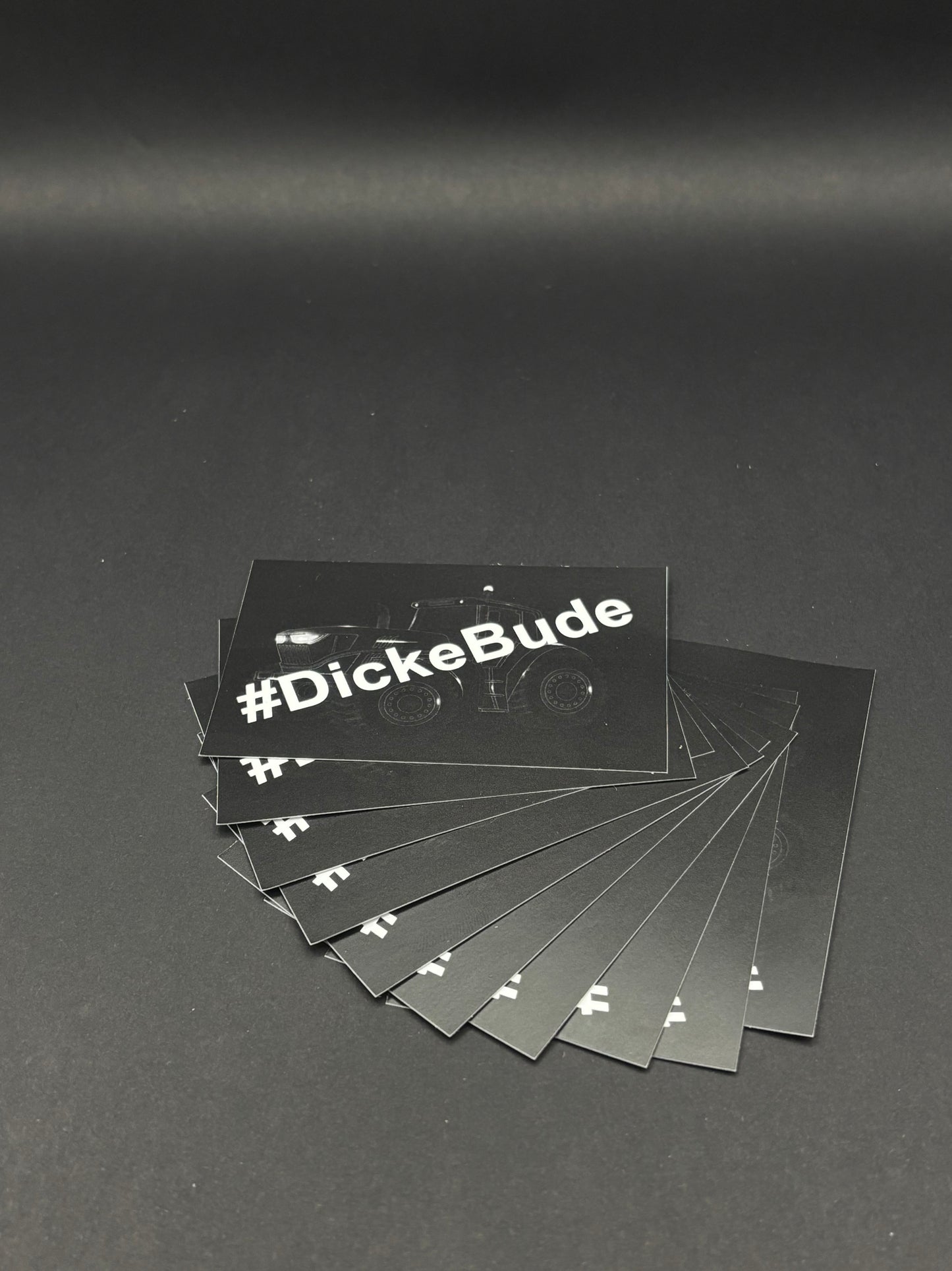 Sticker "#DickeBude"
