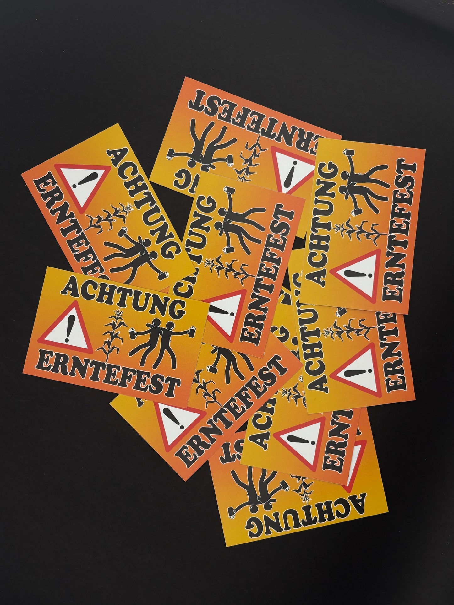 Sticker "Achtung Erntefest"