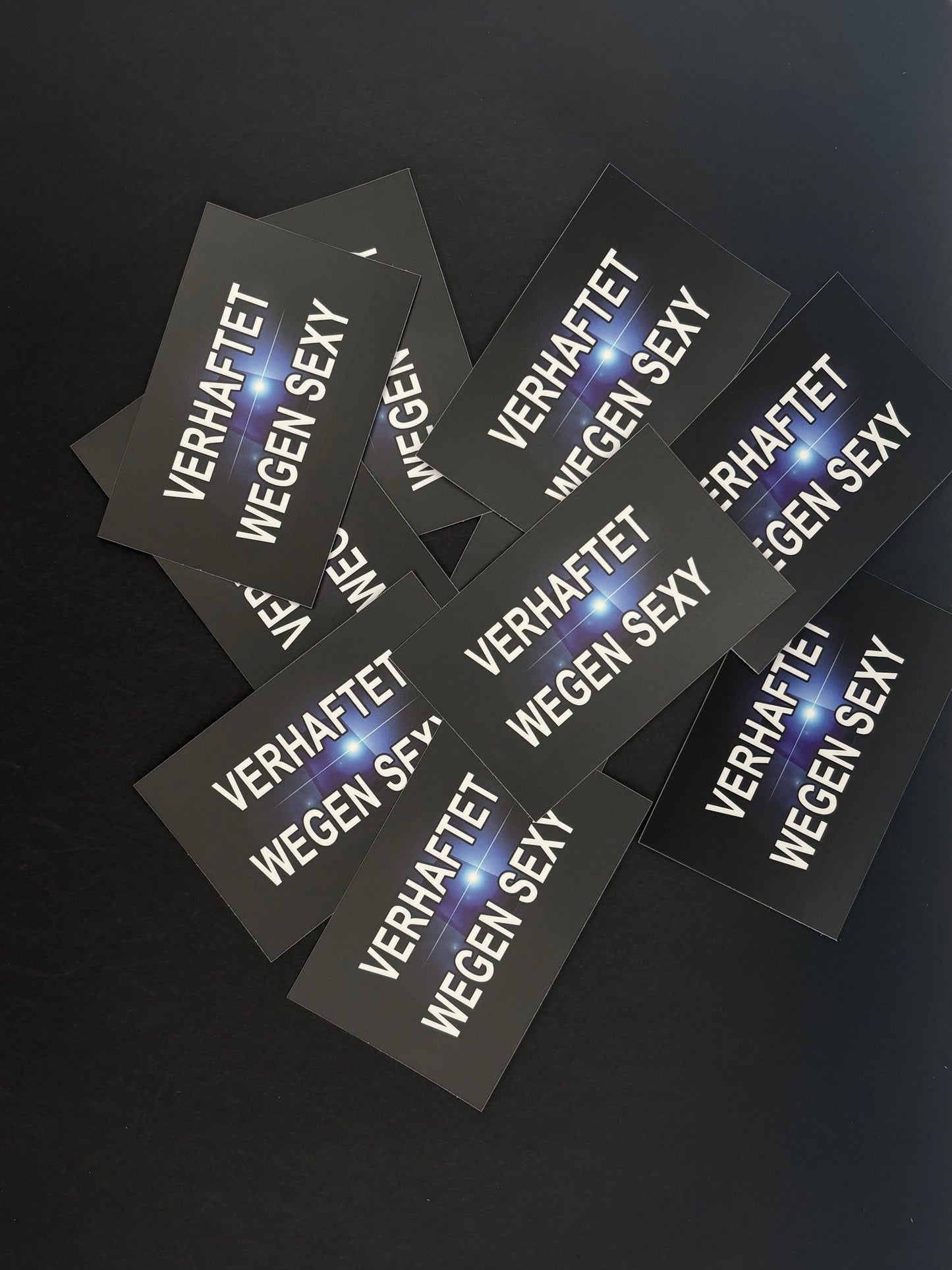 Sticker "Verhaftet wegen S*xy"