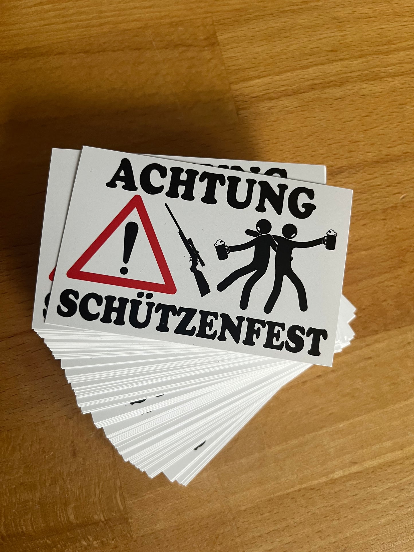 Sticker "Achtung Schützenfest"
