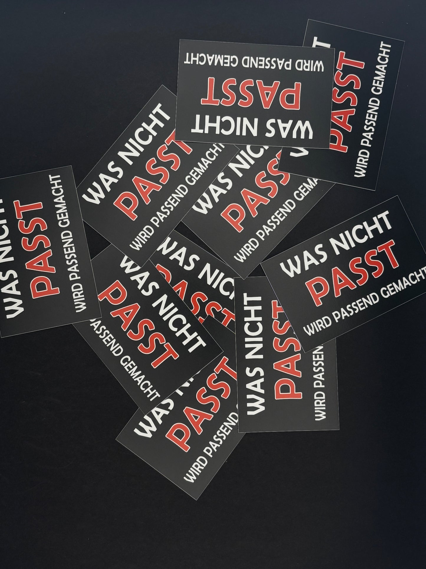 Sticker "Was nicht PASST"