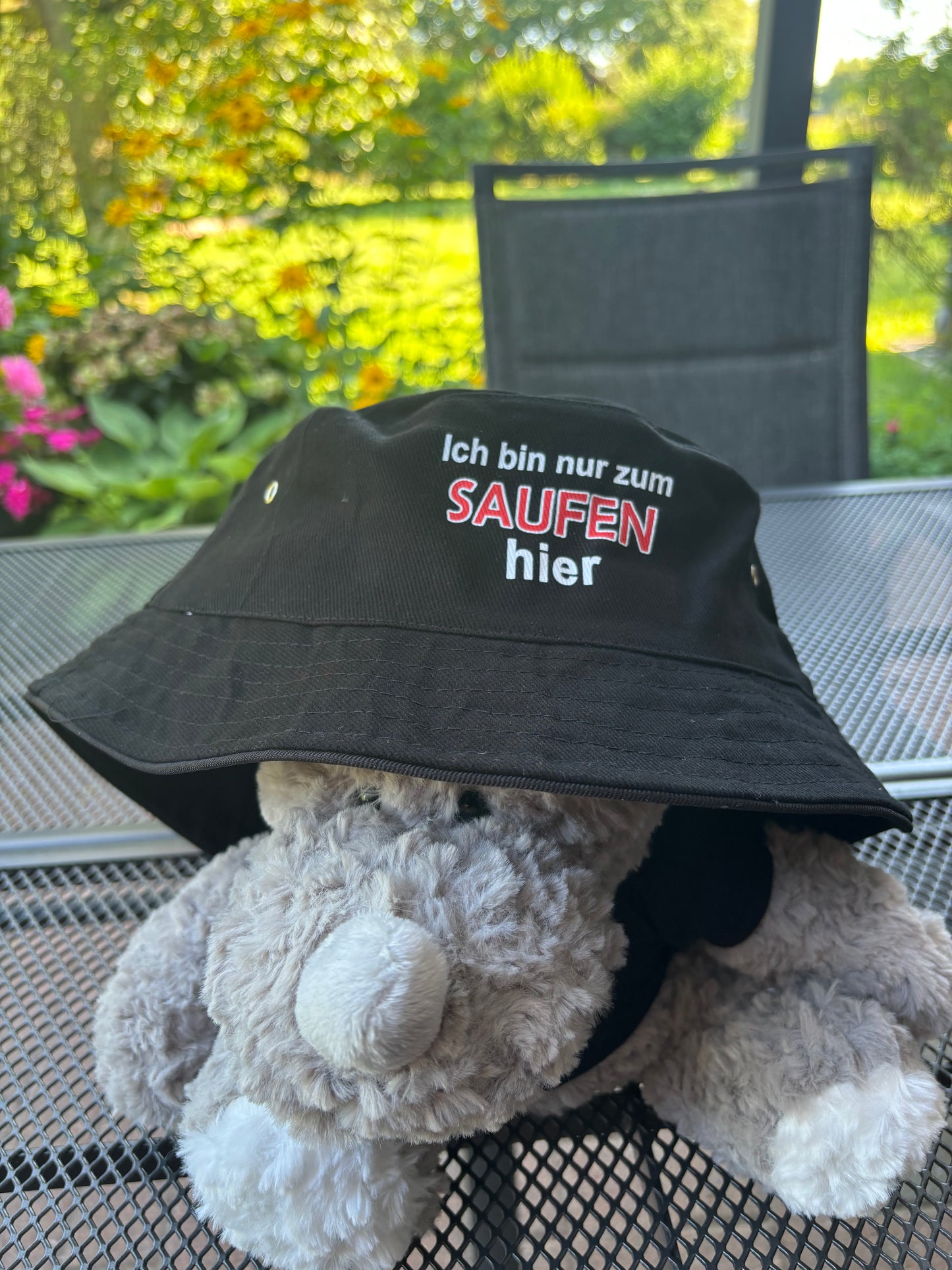 Fischerhut "Ich bin nur zum Saufen hier"