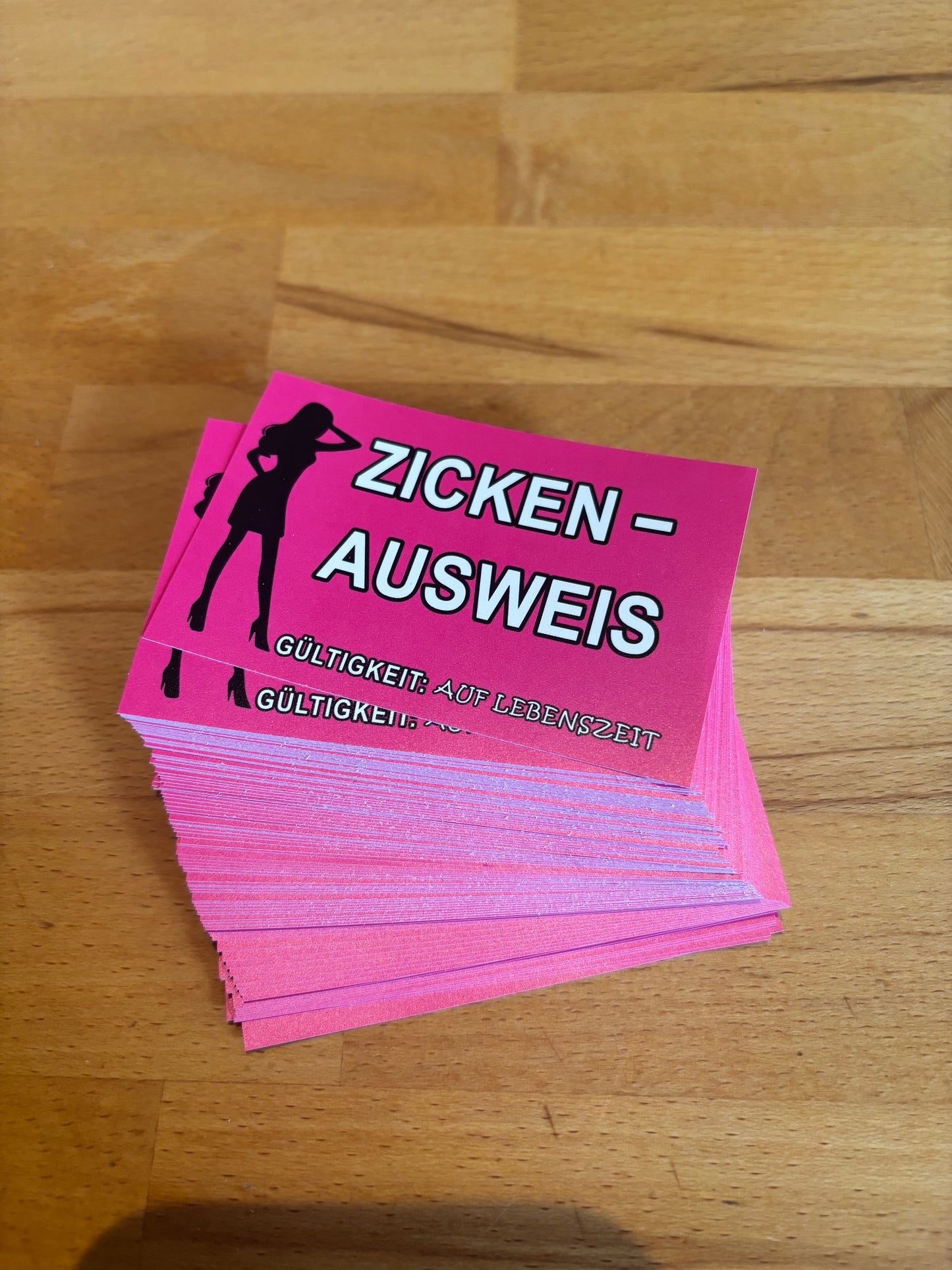 Sticker "Zicken-Ausweis"