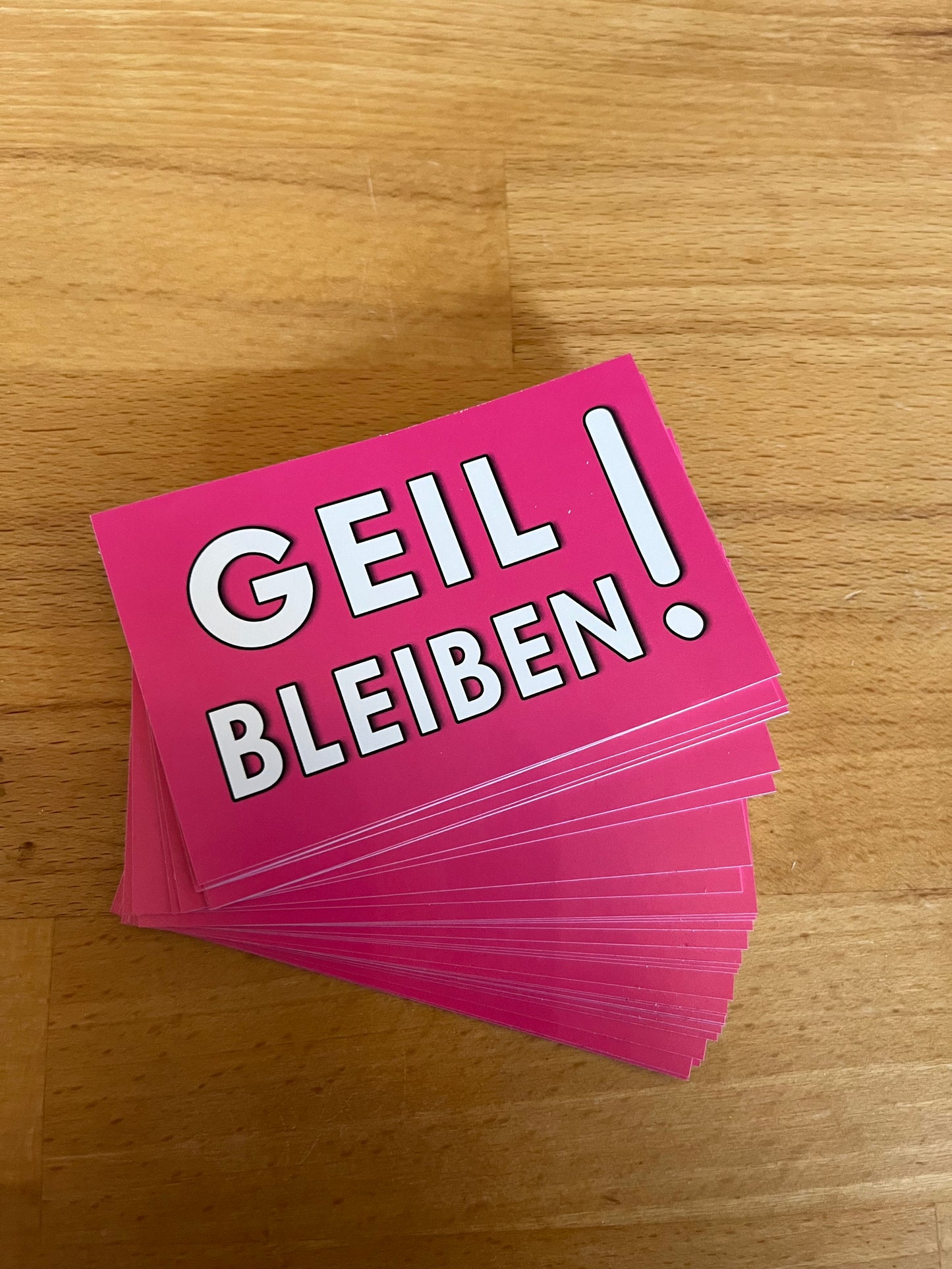Sticker "Geil Bleiben!"