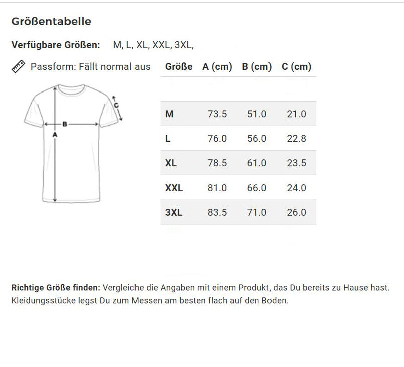 T-Shirt "Ich bin nur zum Saufen hier"
