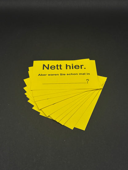 Sticker "Nett Hier!"