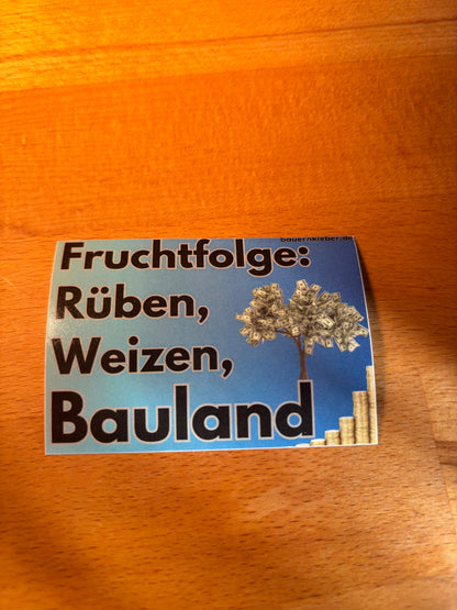 Sticker "Fruchtfolge Bauland"