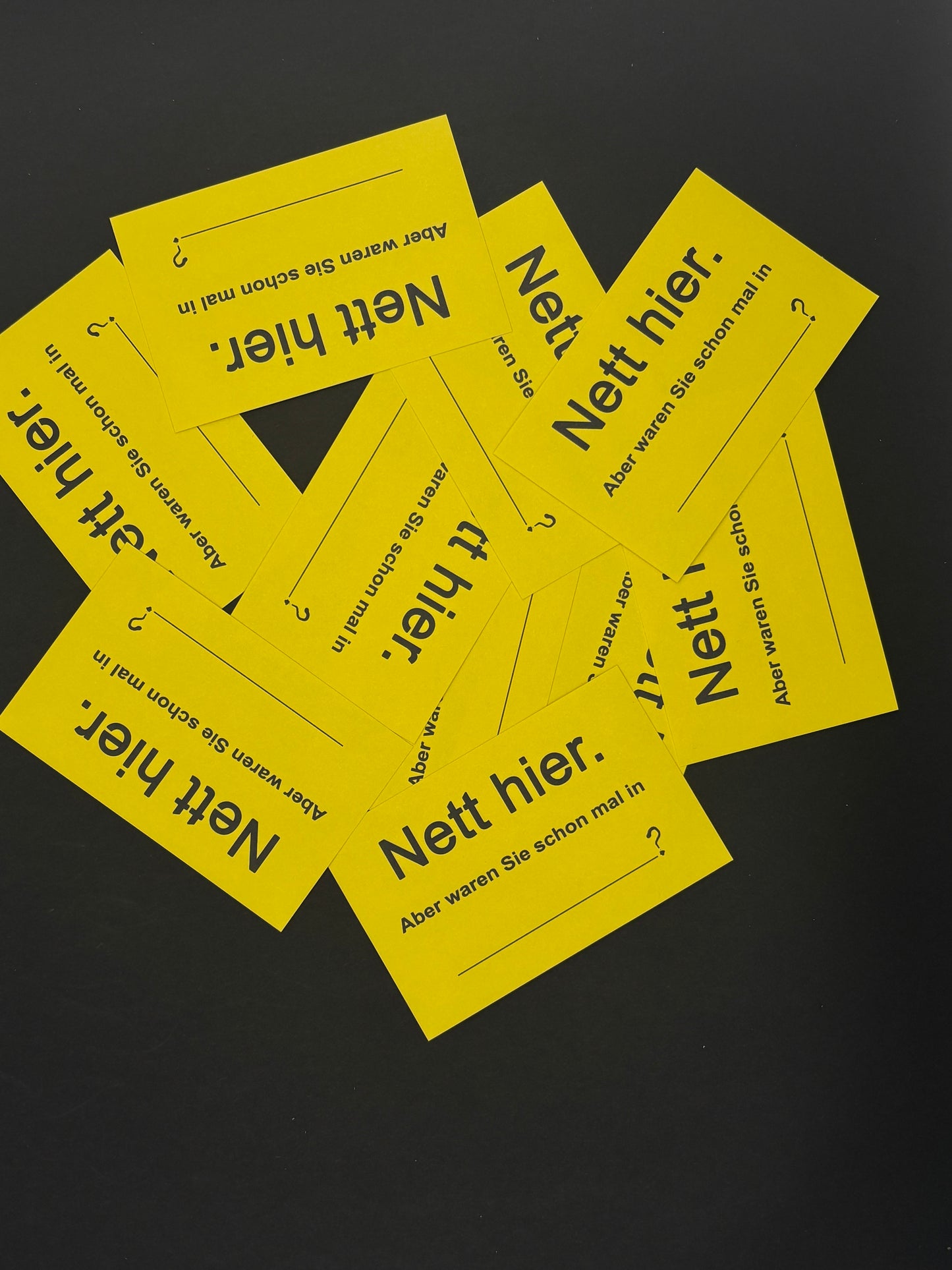 Sticker "Nett Hier!"