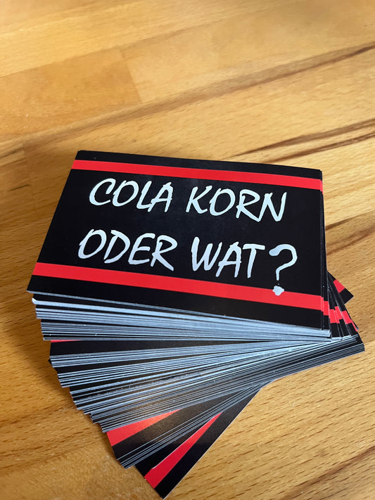 Sticker "Cola Korn Oder Wat?"