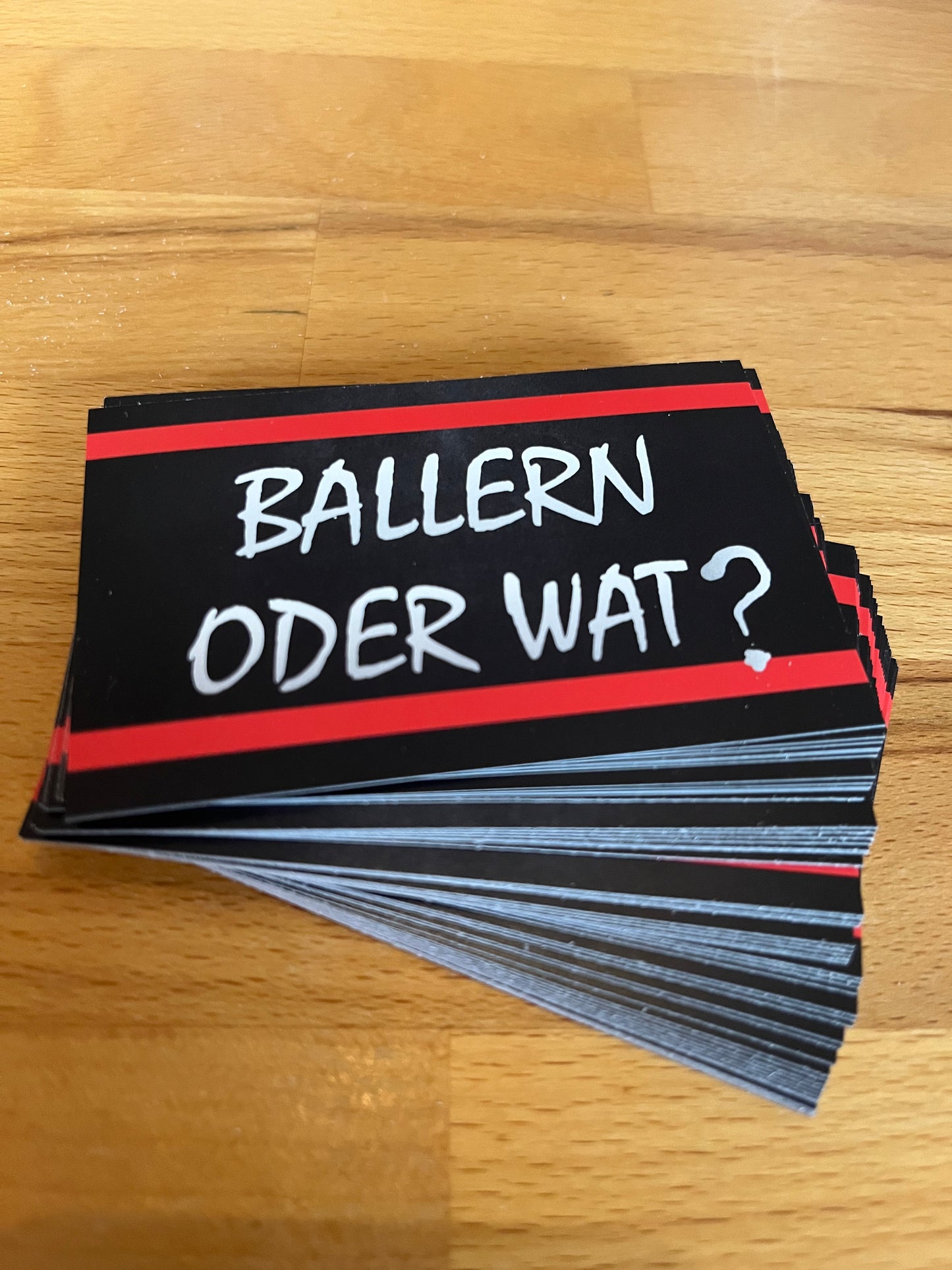 Sticker "Ballern Oder Wat ?"
