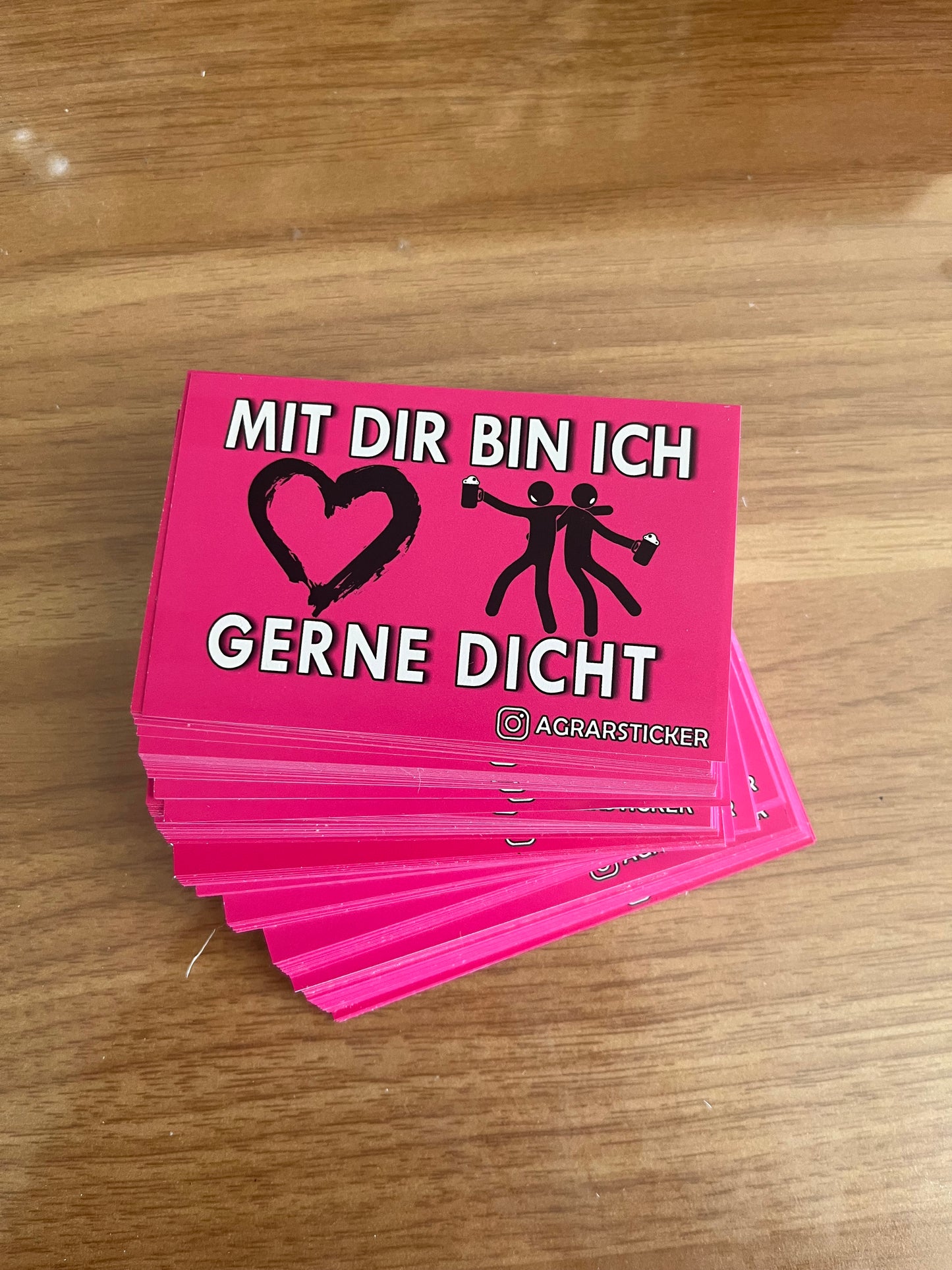 Sticker Instagram "Mit dir bin ich gerne Dicht"