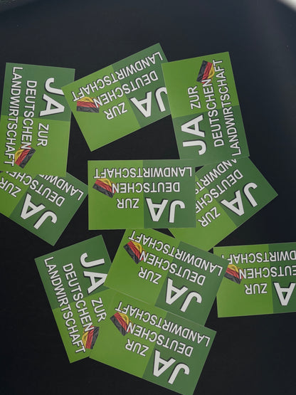 Sticker "JA zur deutschen Landwirtschaft"