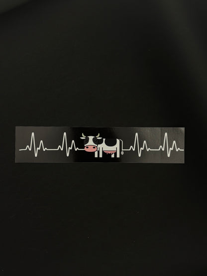 Sticker "Herzschlag Kuh"